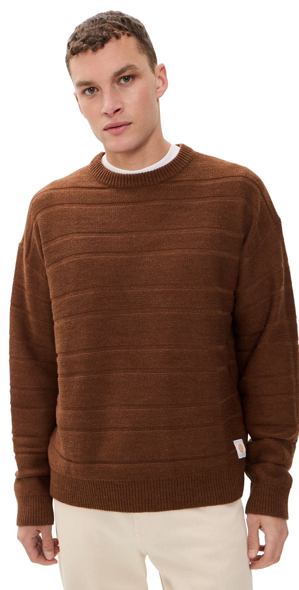 Rhythm Jackson Knit Sweater Chesnut L