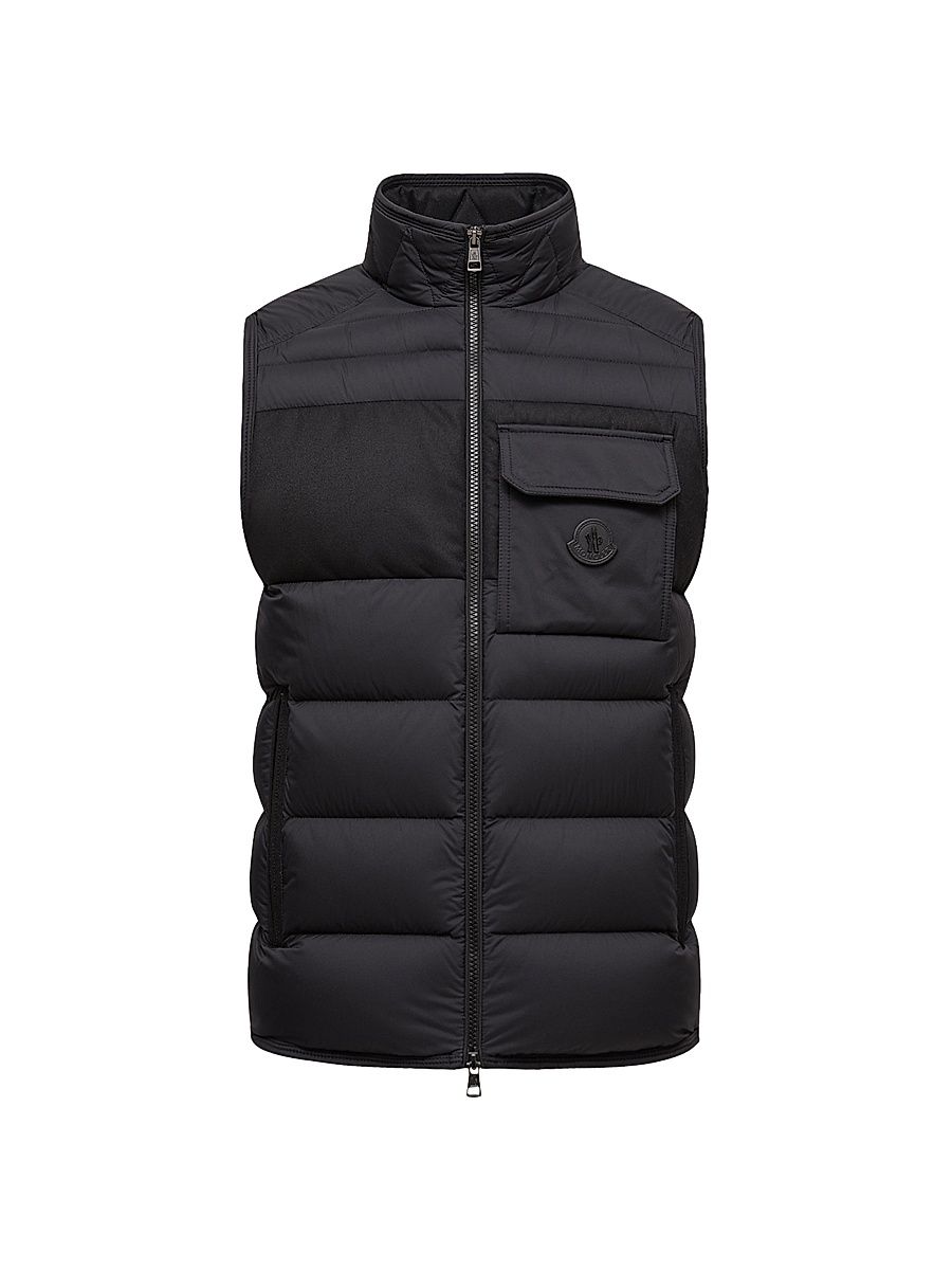 Men's Estagnous Puffer Vest - Black - Size XXXL