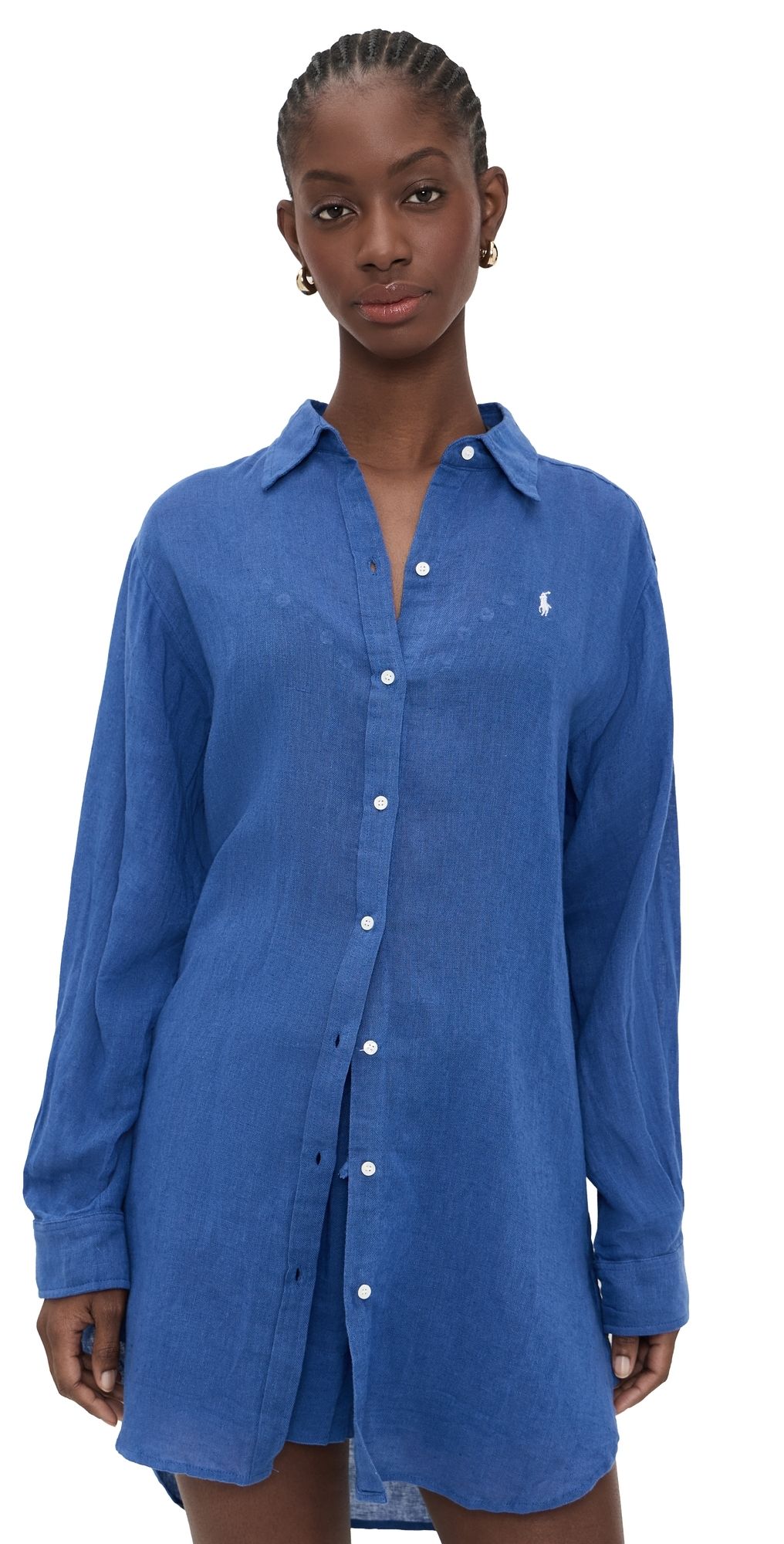 Polo Ralph Lauren Boyfriend Button Down Ultramarine M