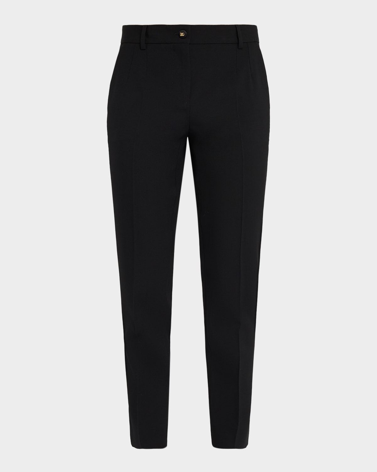 Tailored Wool-Blend Pants