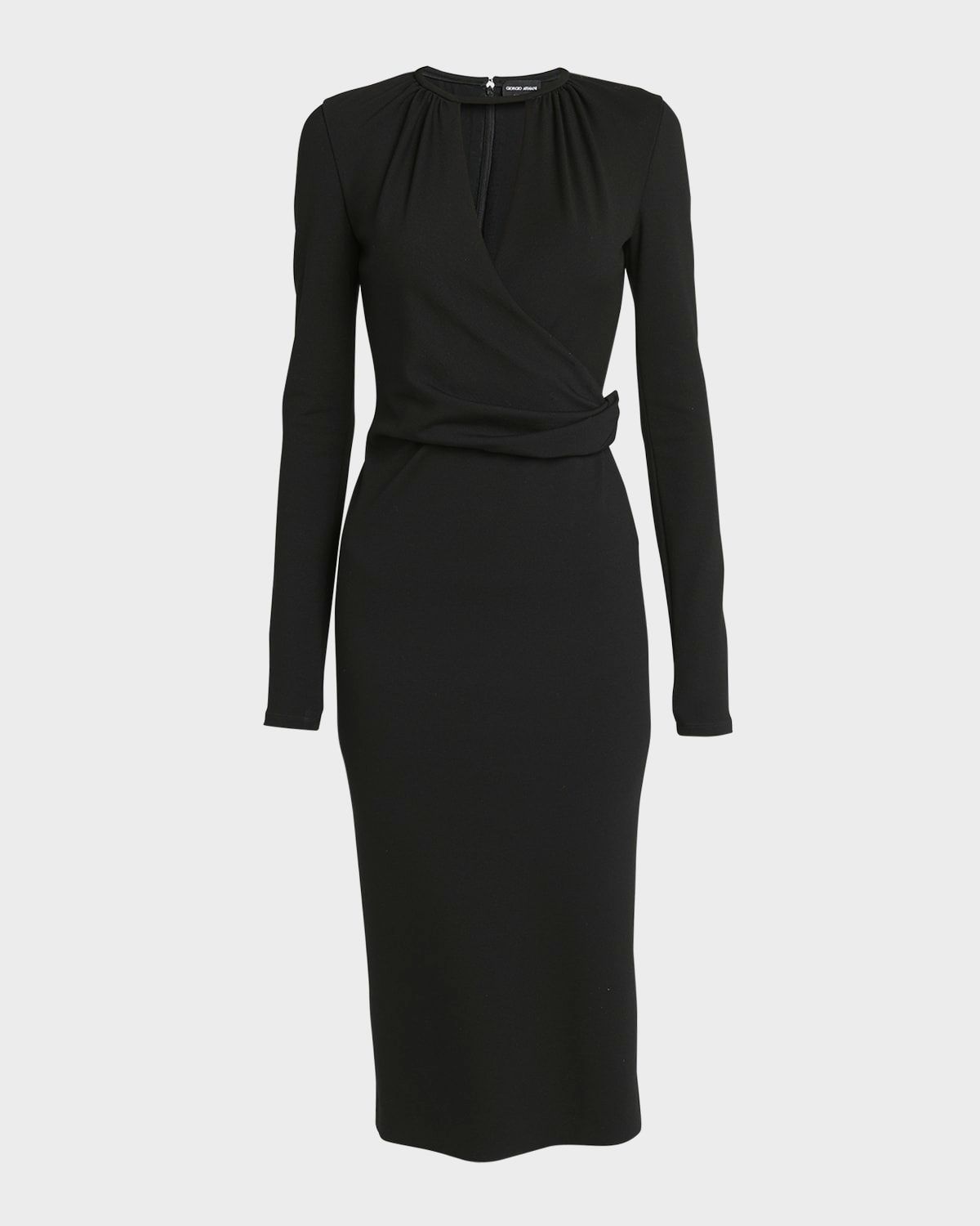 Keyhole Milano Jersey Sheath Dress