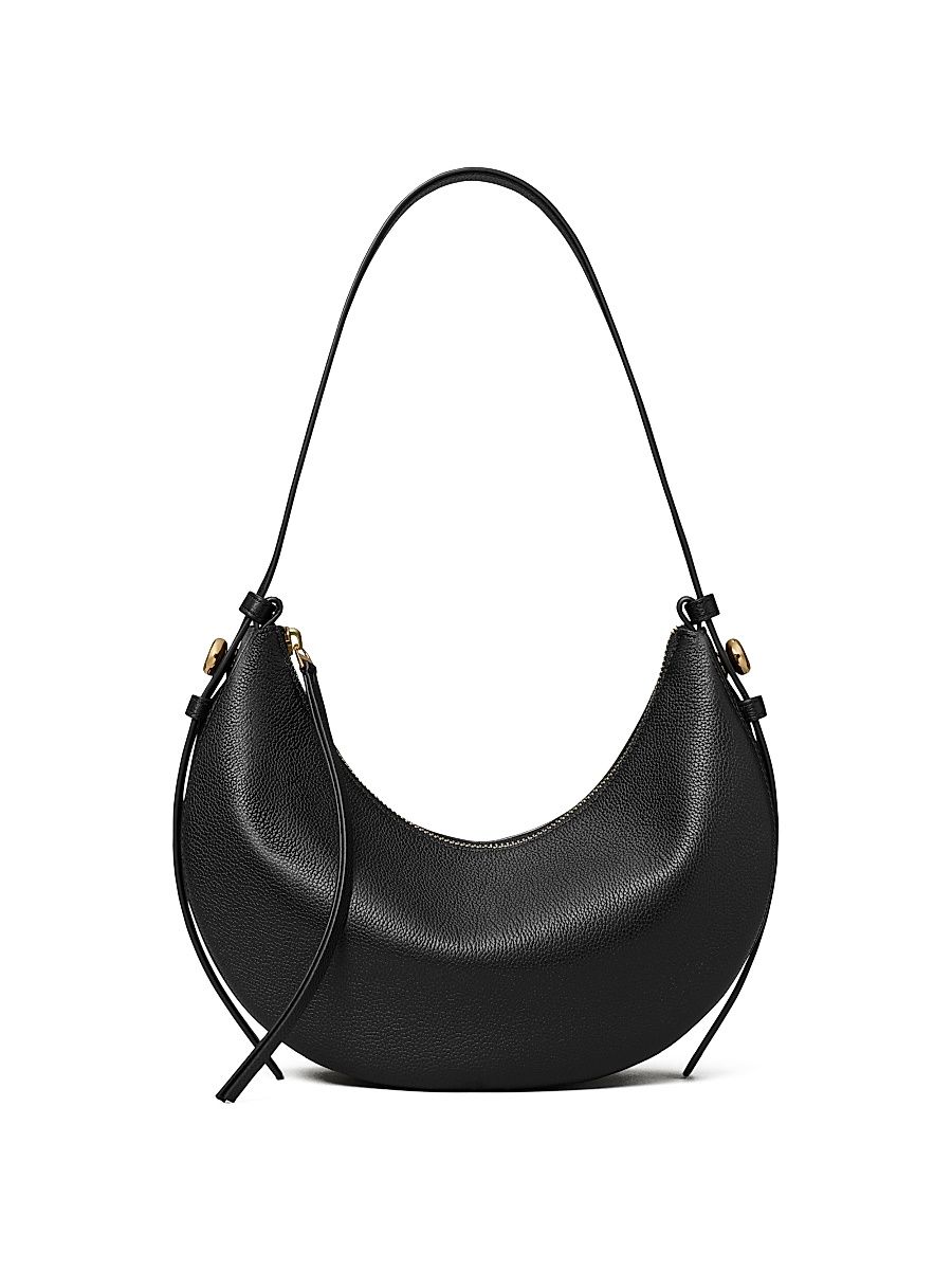 Women's Romy Half Moon Shoulder Bag - Black