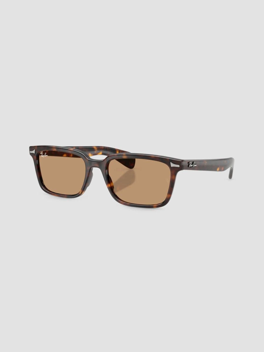 Ray-Ban Women's Rb2234 Brunel 53MM Rectangular Sunglasses - Brown