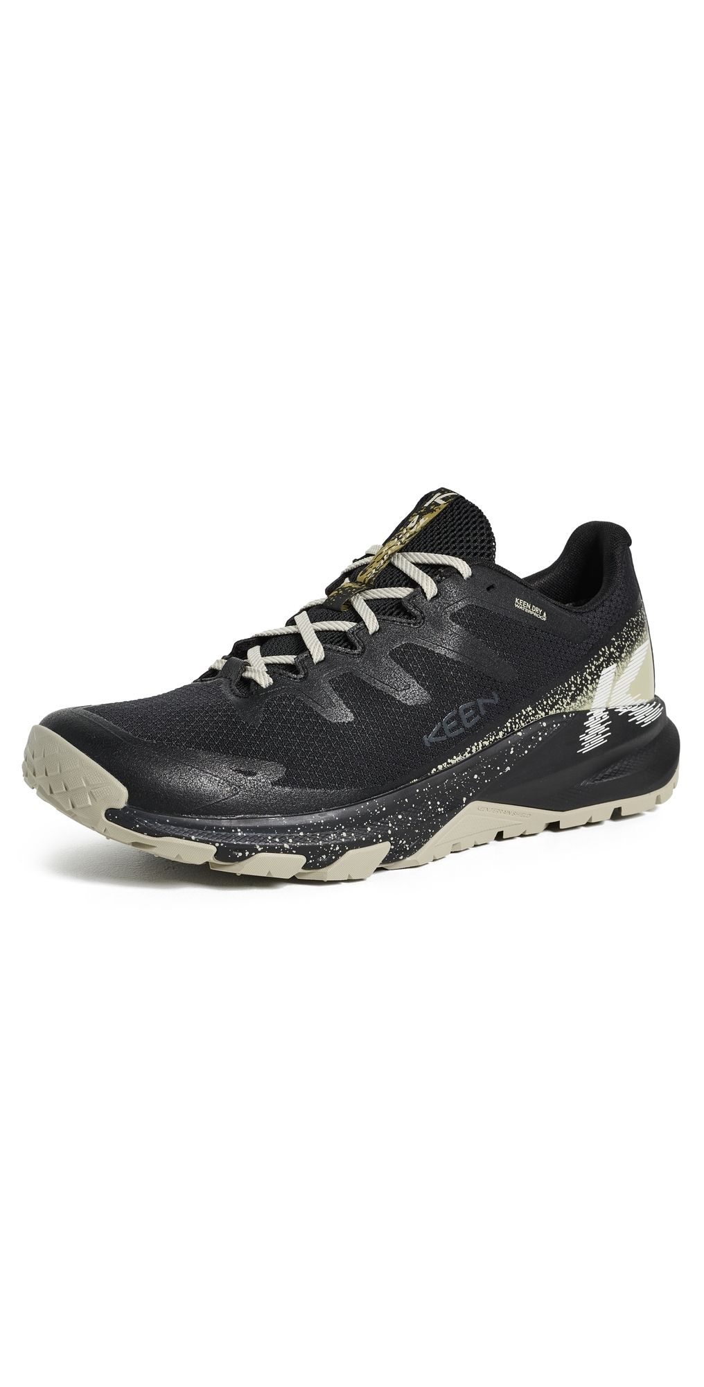KEEN Targhee Apex Waterproof Sneakers Black/Abbey Stone 10