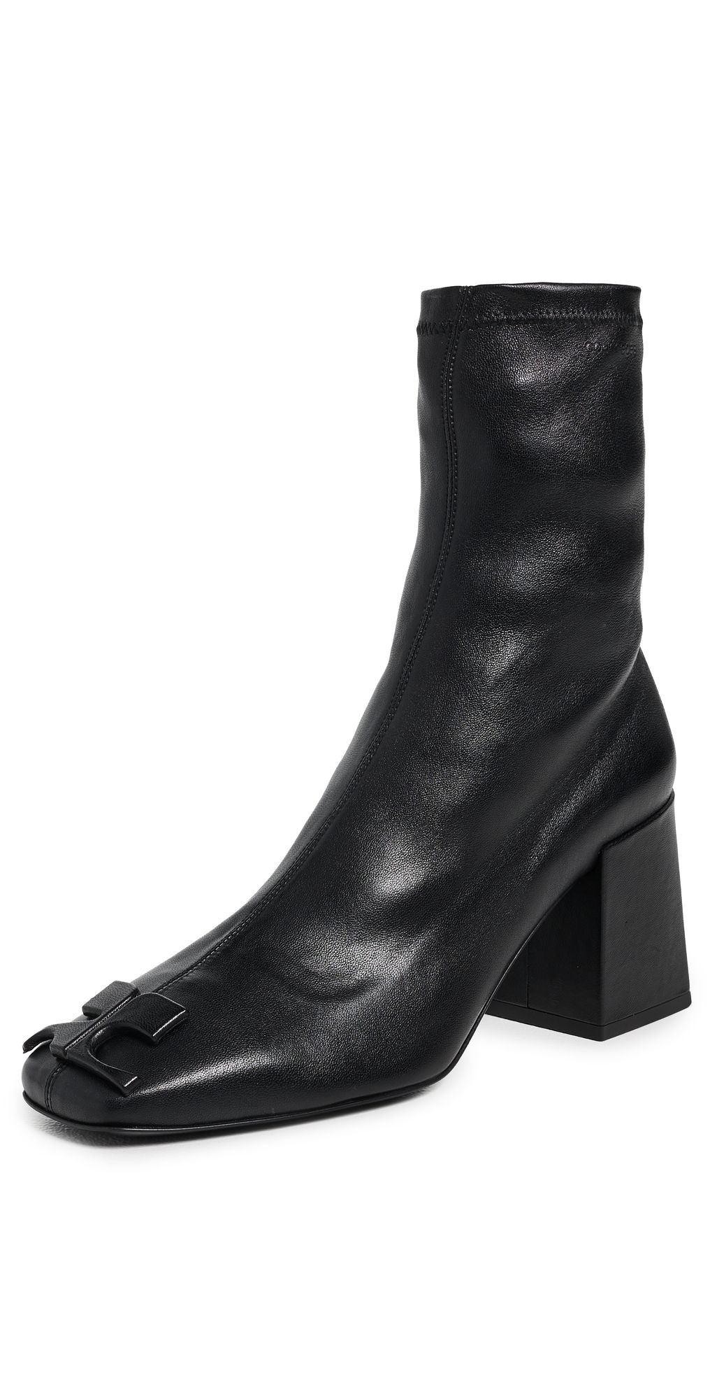 Courrèges Reedition AC Raised Ankle Boots Black 41