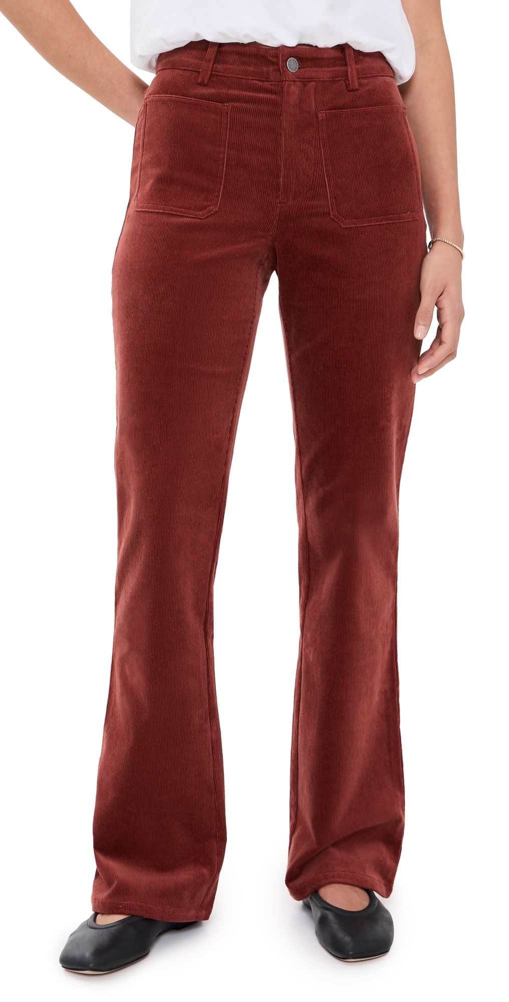 Apiece Apart Charle Flare Trousers Cinnamon 0