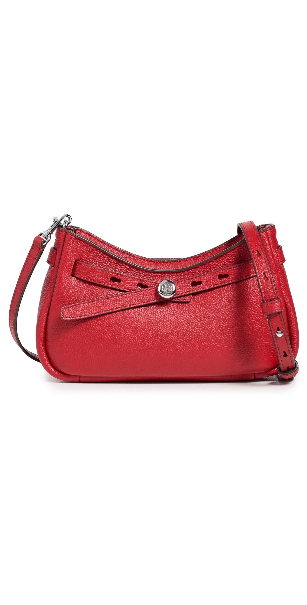 Tory Burch Romy Zip Top Crossbody Bag Tory Red One Size