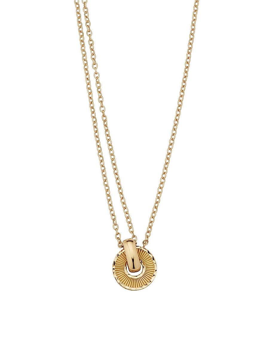 Women's 14K Yellow Gold Icon Pendant Necklace - Yellow Gold