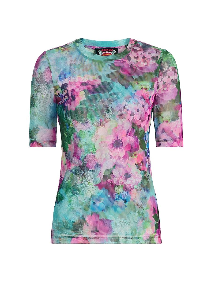 Women's Magnolia Meadow Mesh Top - Magnolia Meadows - Size XL