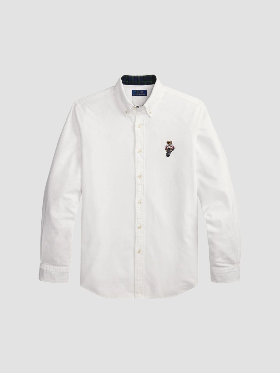 Polo Ralph Lauren Men's Brushed Oxford Shirt - Ceramic White - Size XL