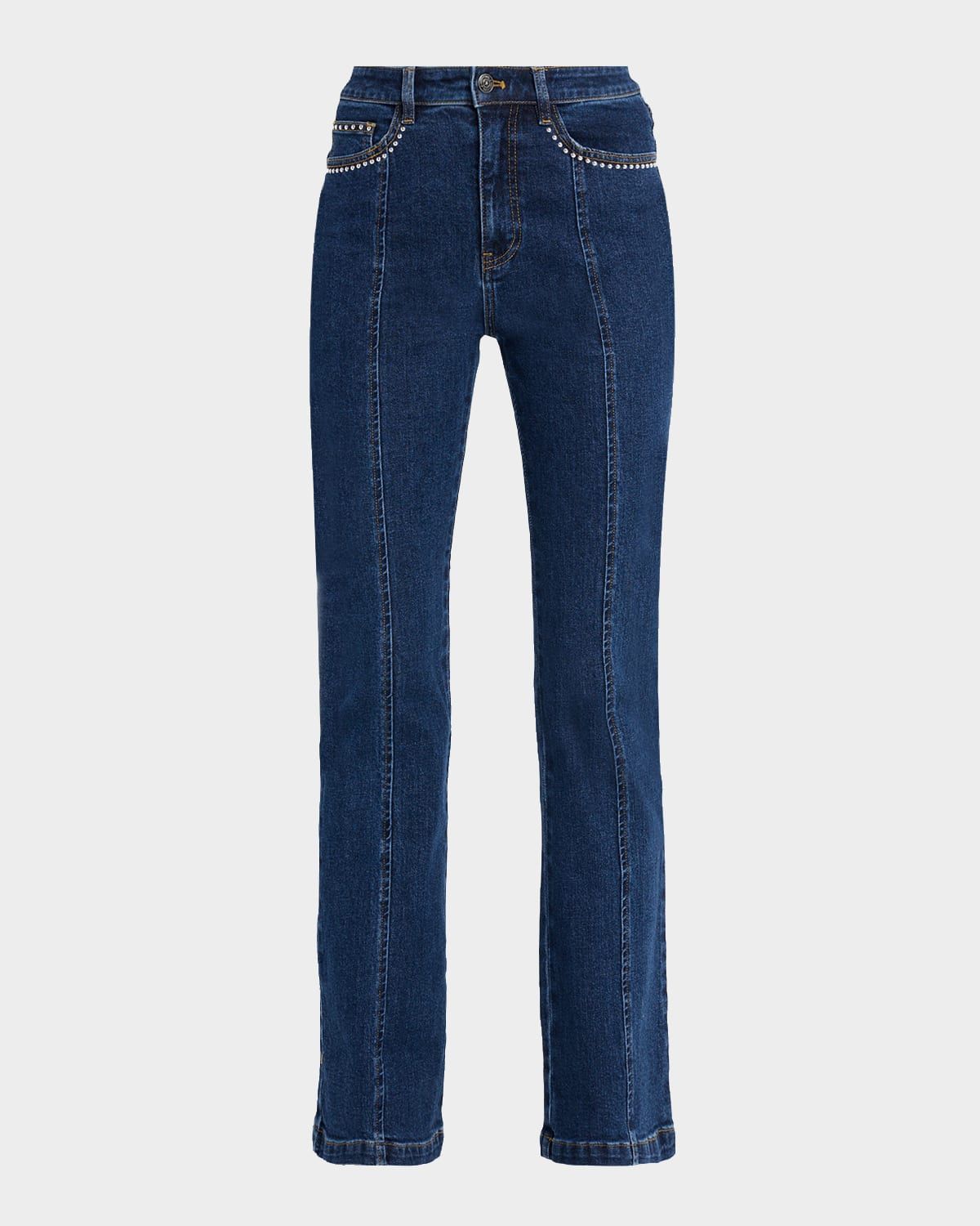 Shailene Studded Heart Jeans