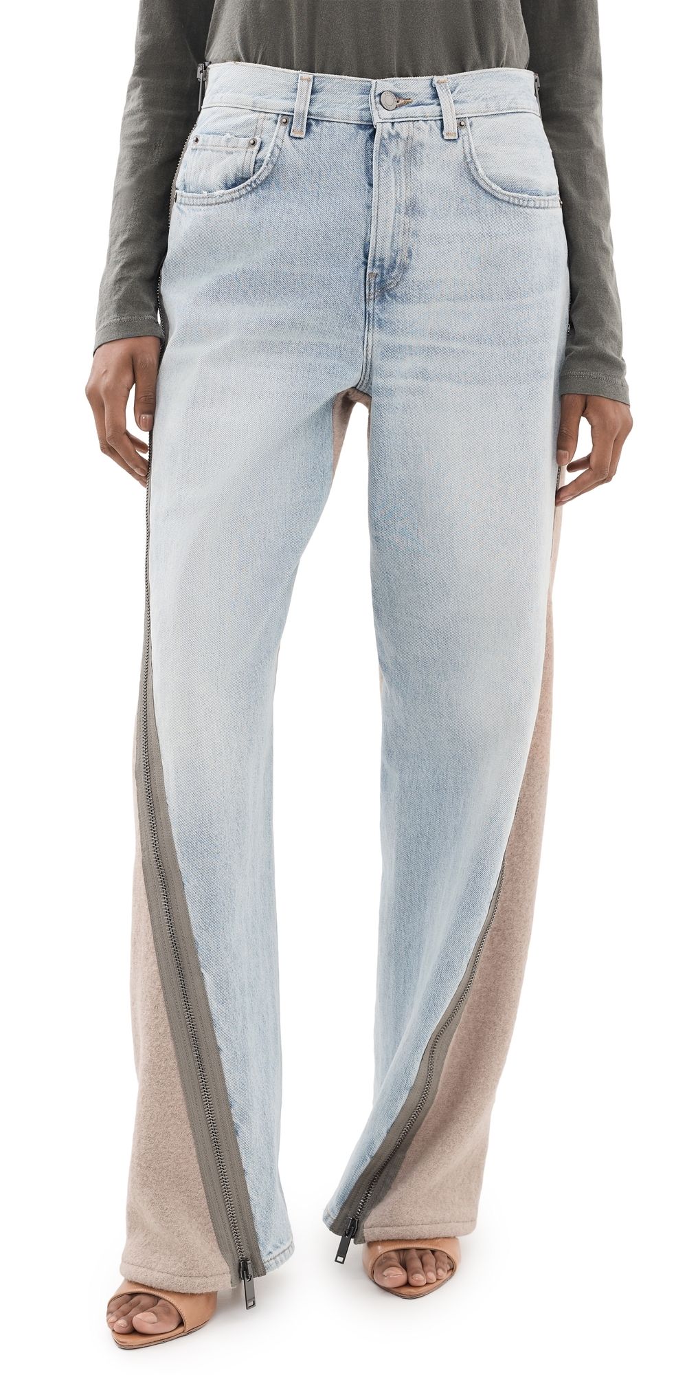 HAIKURE Bonnie Zip Marfa Blue Jeans Marfa Blue 30