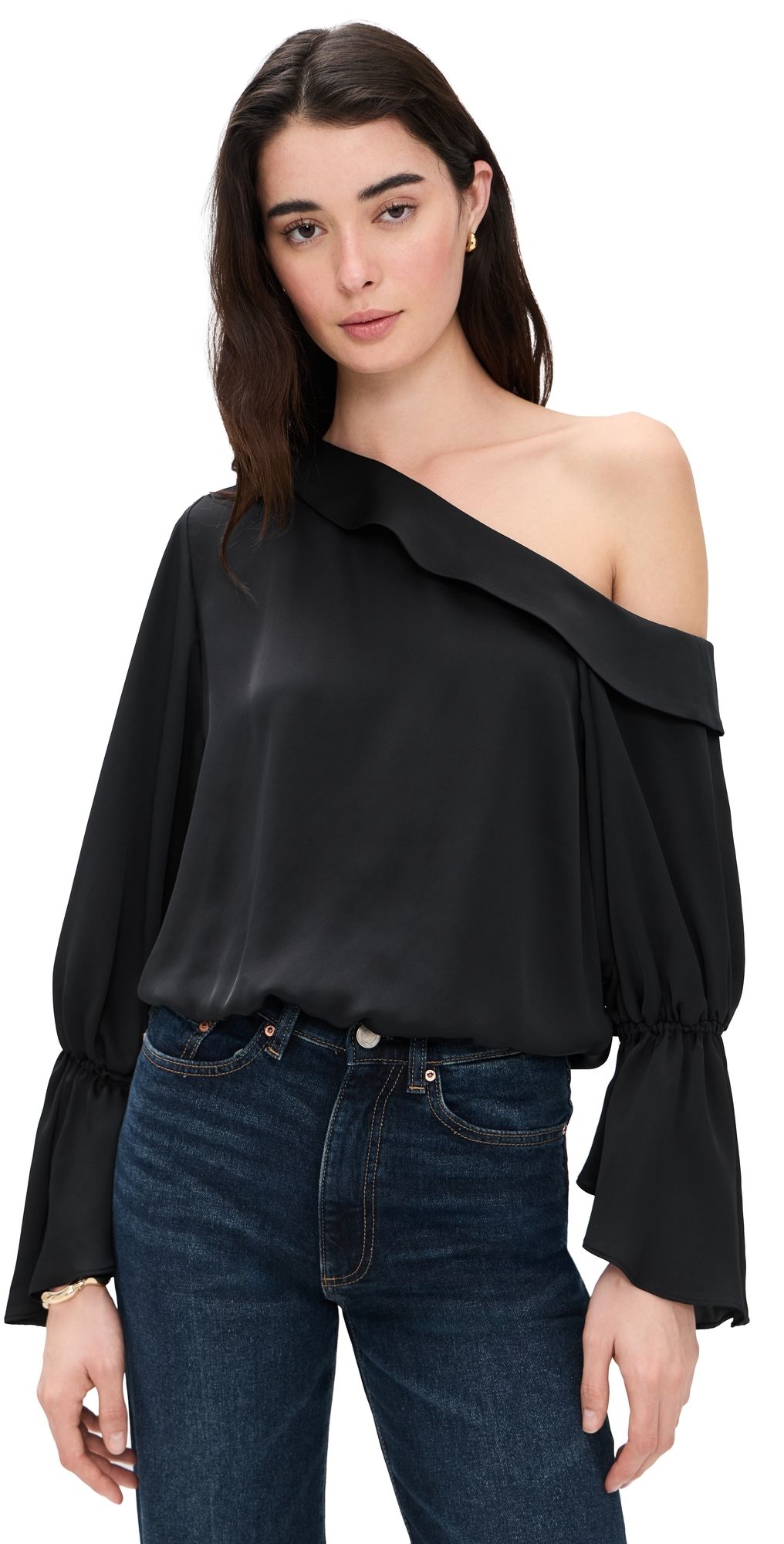 Ramy Brook Sammy Blouse Black S