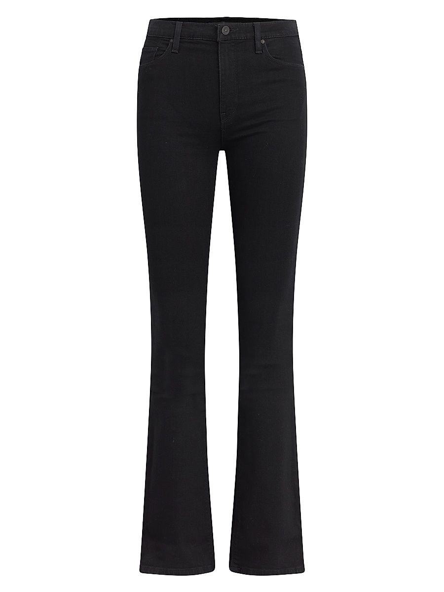 Women's Barbara High-Rise Boot-Cut Jeans - Black - Size 34