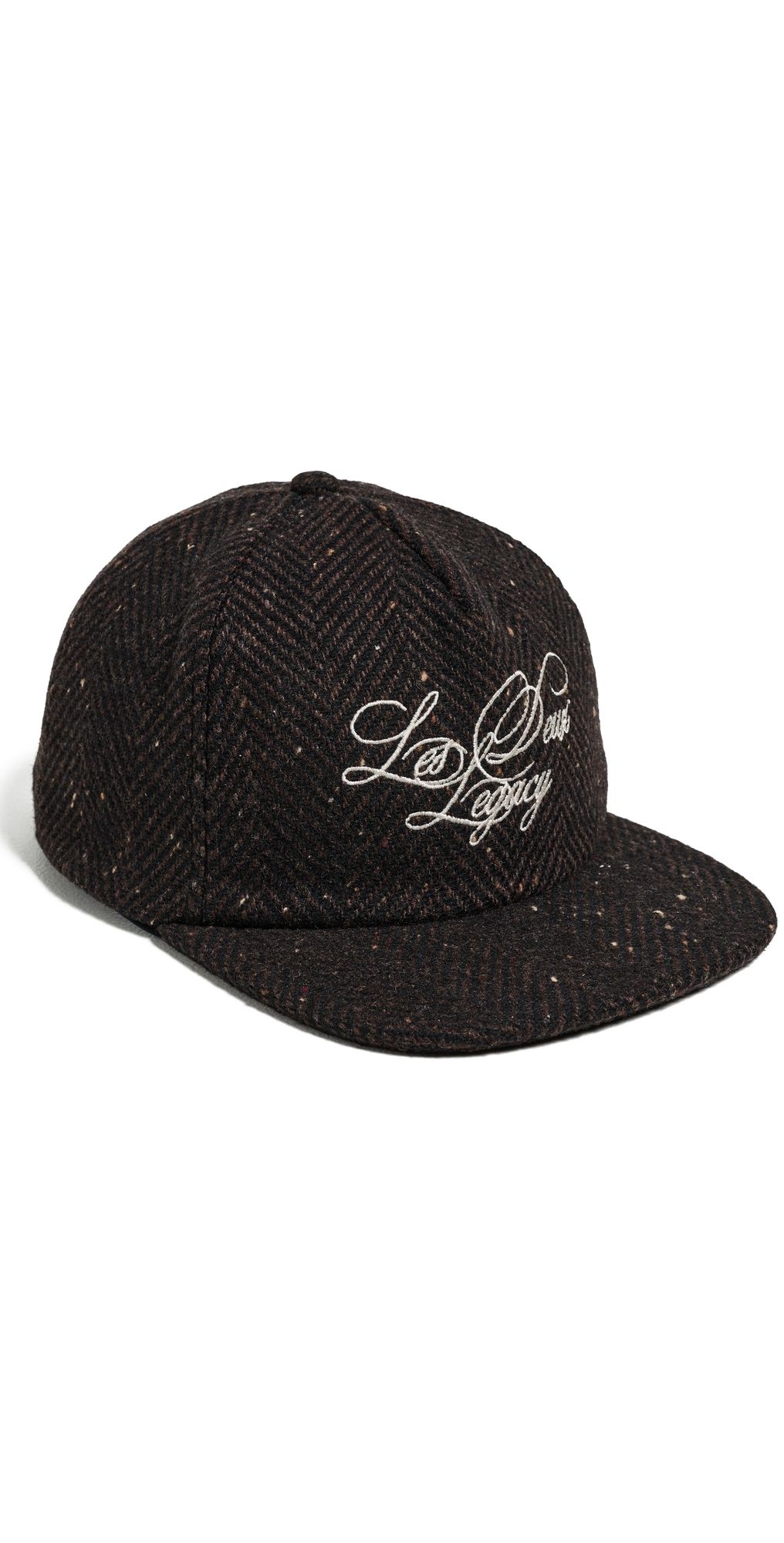Les Deux Legacy Herringbone Letterman Cap MOL BROWN One Size