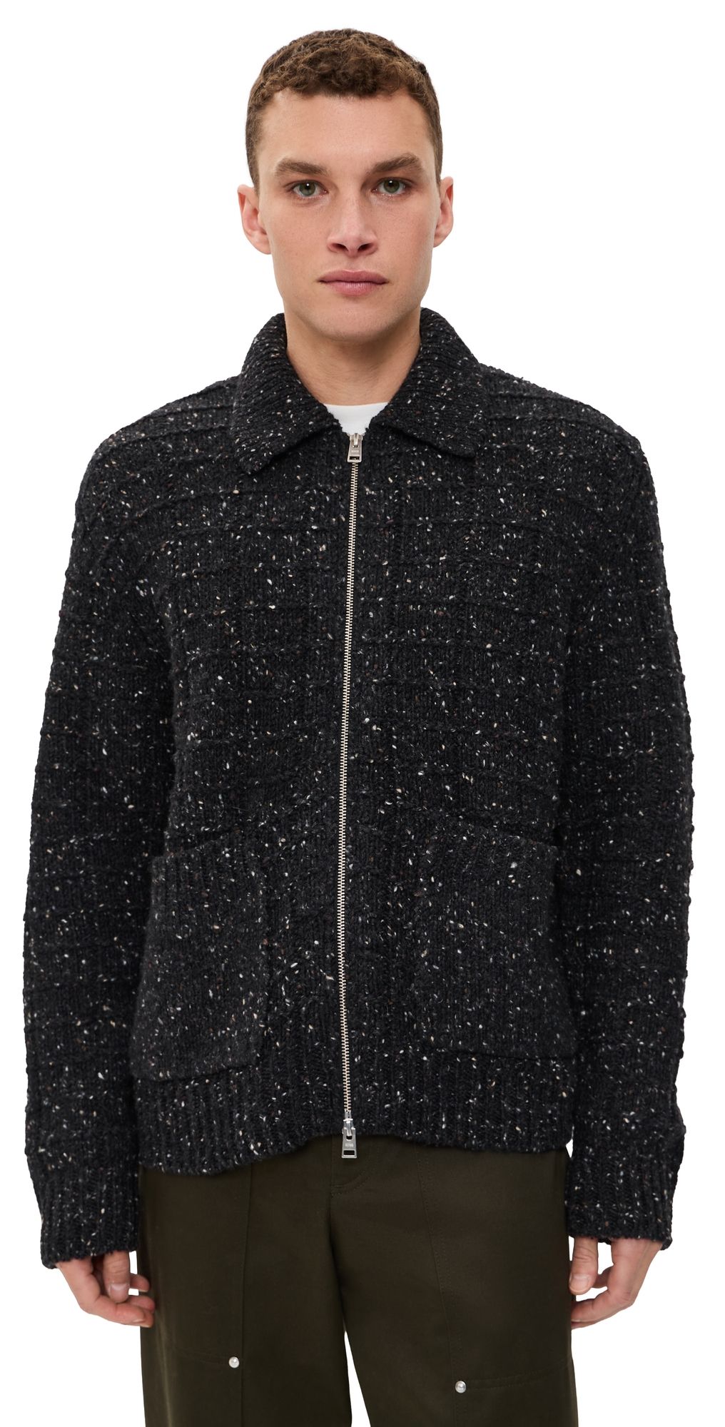 Norse Projects Aldrup Donegal Square Jacket Charcoal Melange S