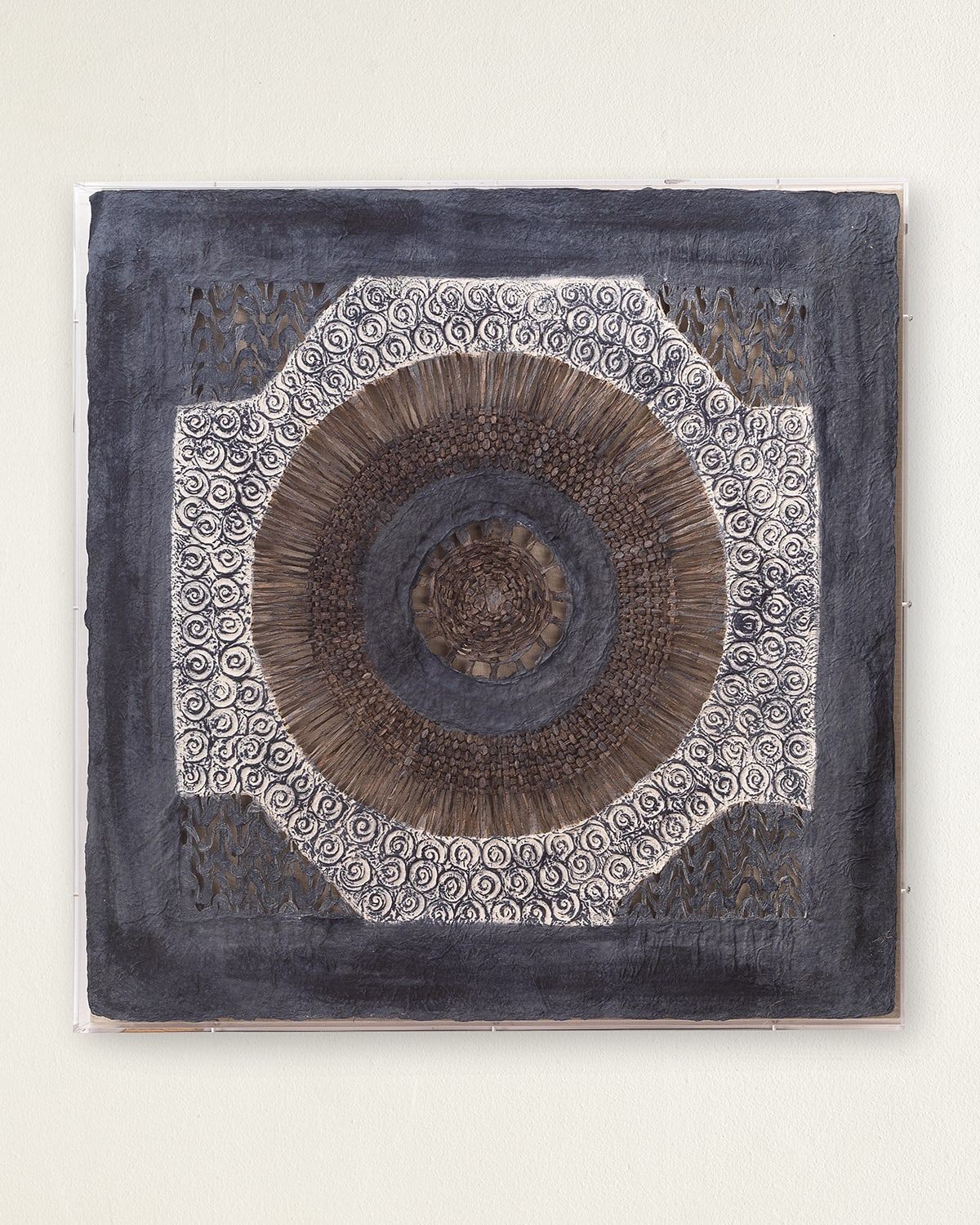 Batik Square Framed Wall Art