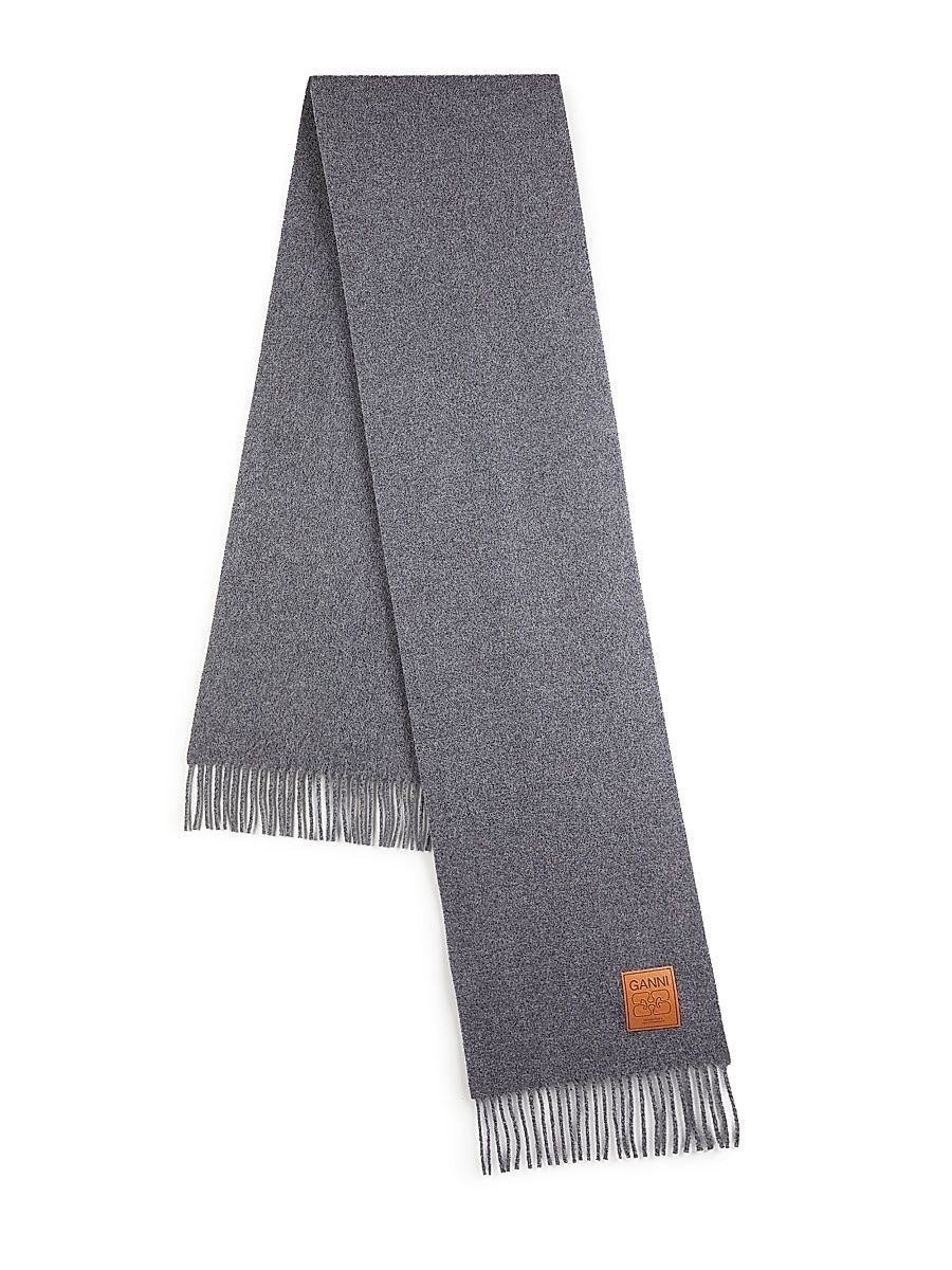 Women's Double Face Wool Scarf - Paloma Melange