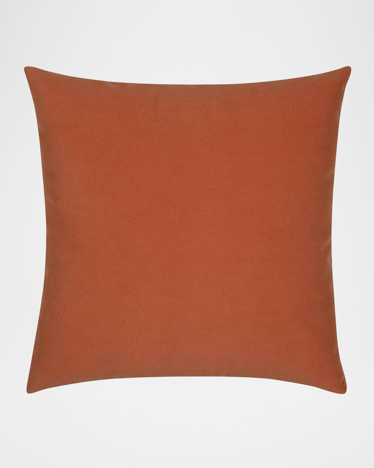 Lush Velvet Corded Indoor/Outdoor Pillow, 20" Square