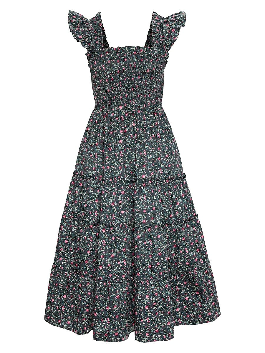 Women's The Ellie Nap Dress - Florentine Ditsy Forest - Size Large