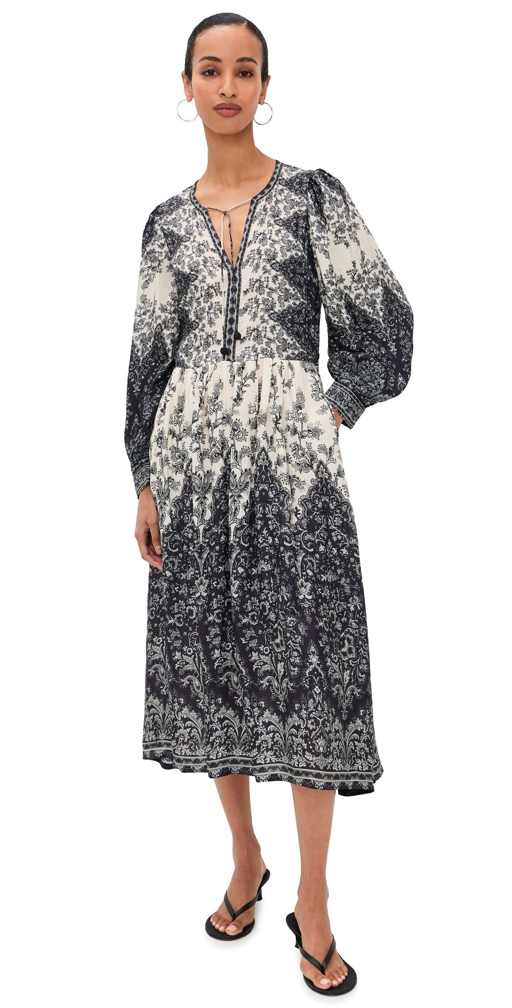 Sea Hedra Print Dress Multi L