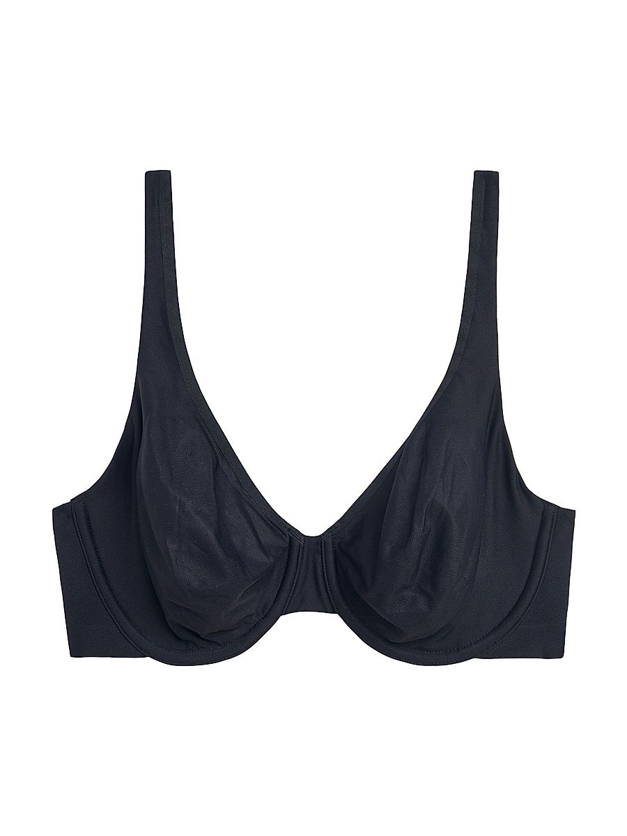 Women's Comfortable Cool Seamless Underwire Bra - Black - Size 42DD