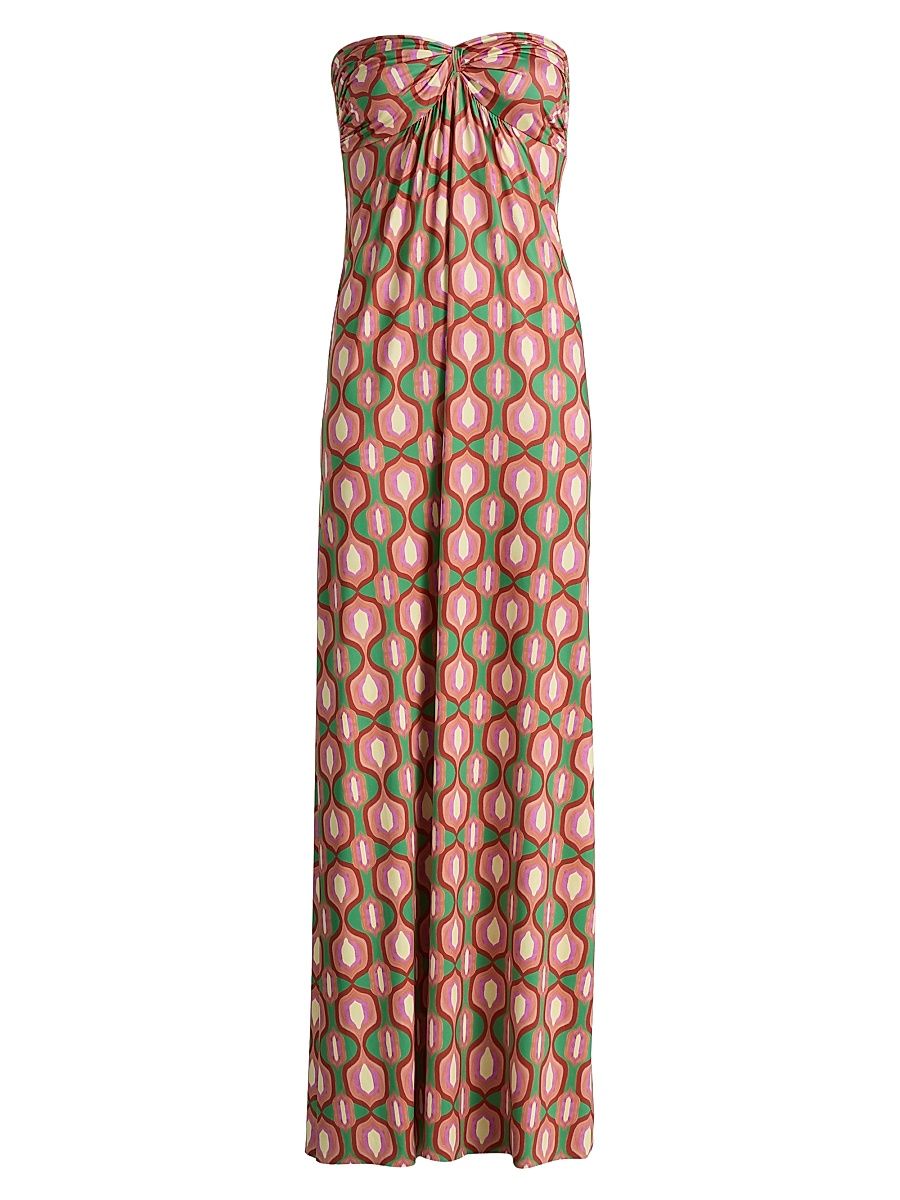 Women's Karine Geometric Strapless Maxi Dress - Geo Sixty Three - Size XL