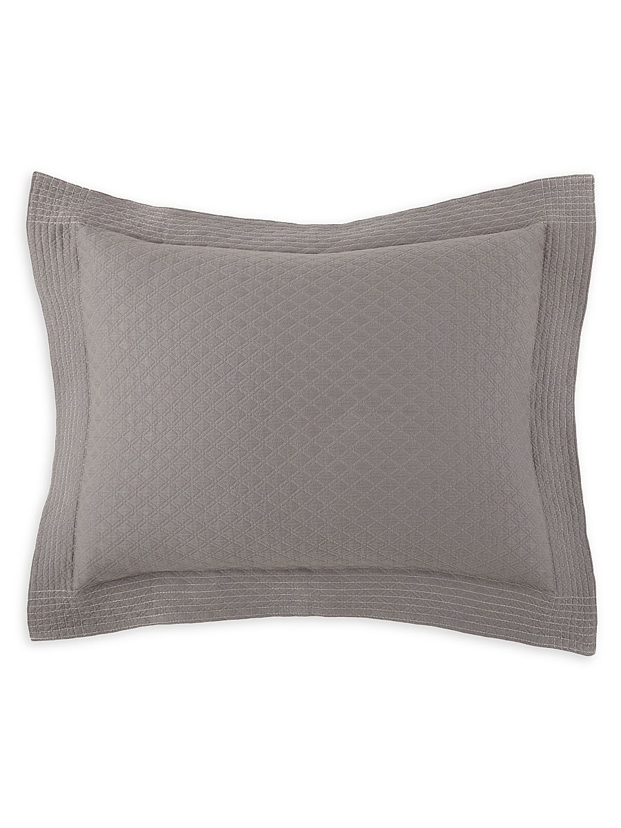 Alyssa Matelassé Sham - Gray - Size European
