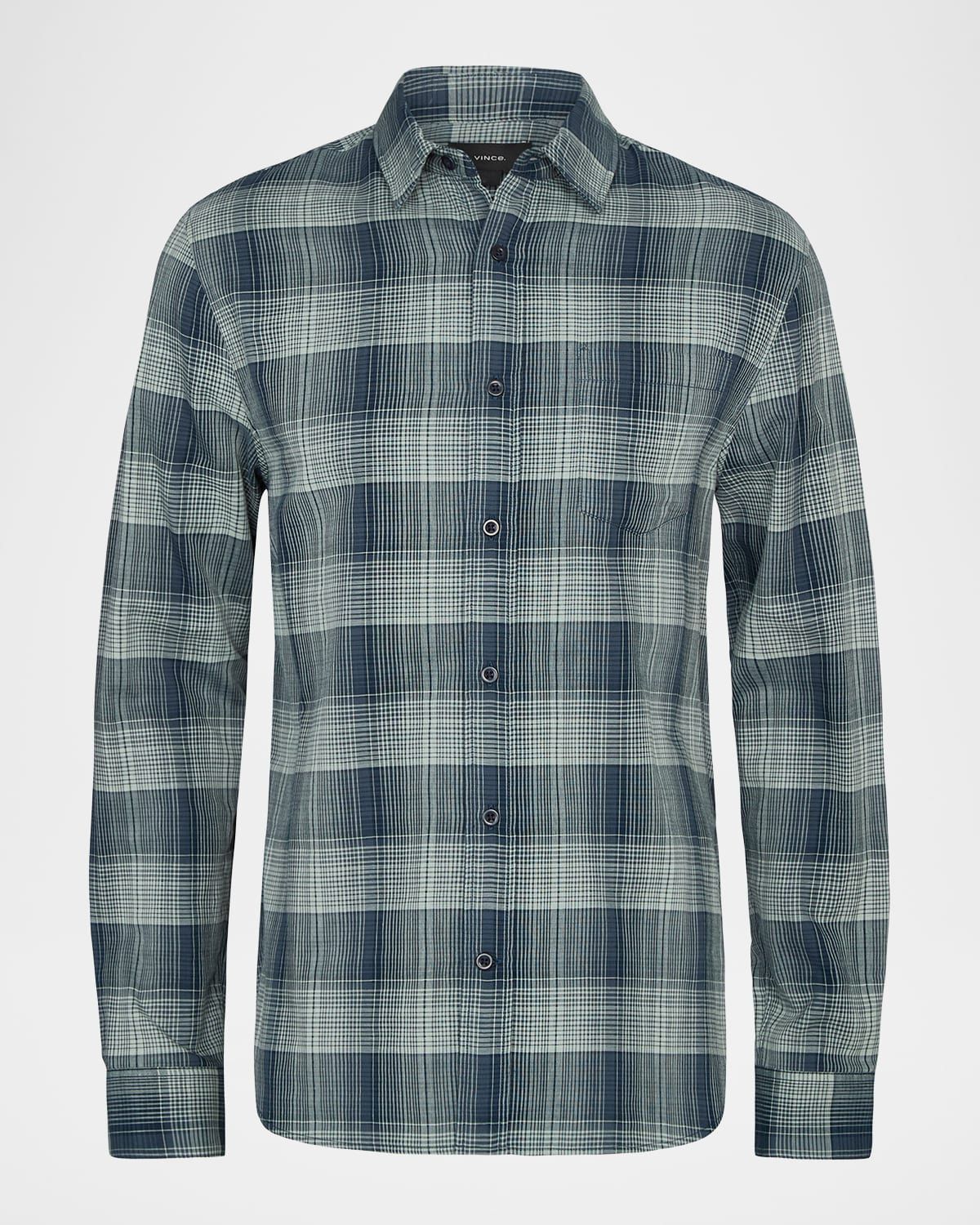 Men & apos;s Big Sky Plaid Cotton Button-Down Shirt