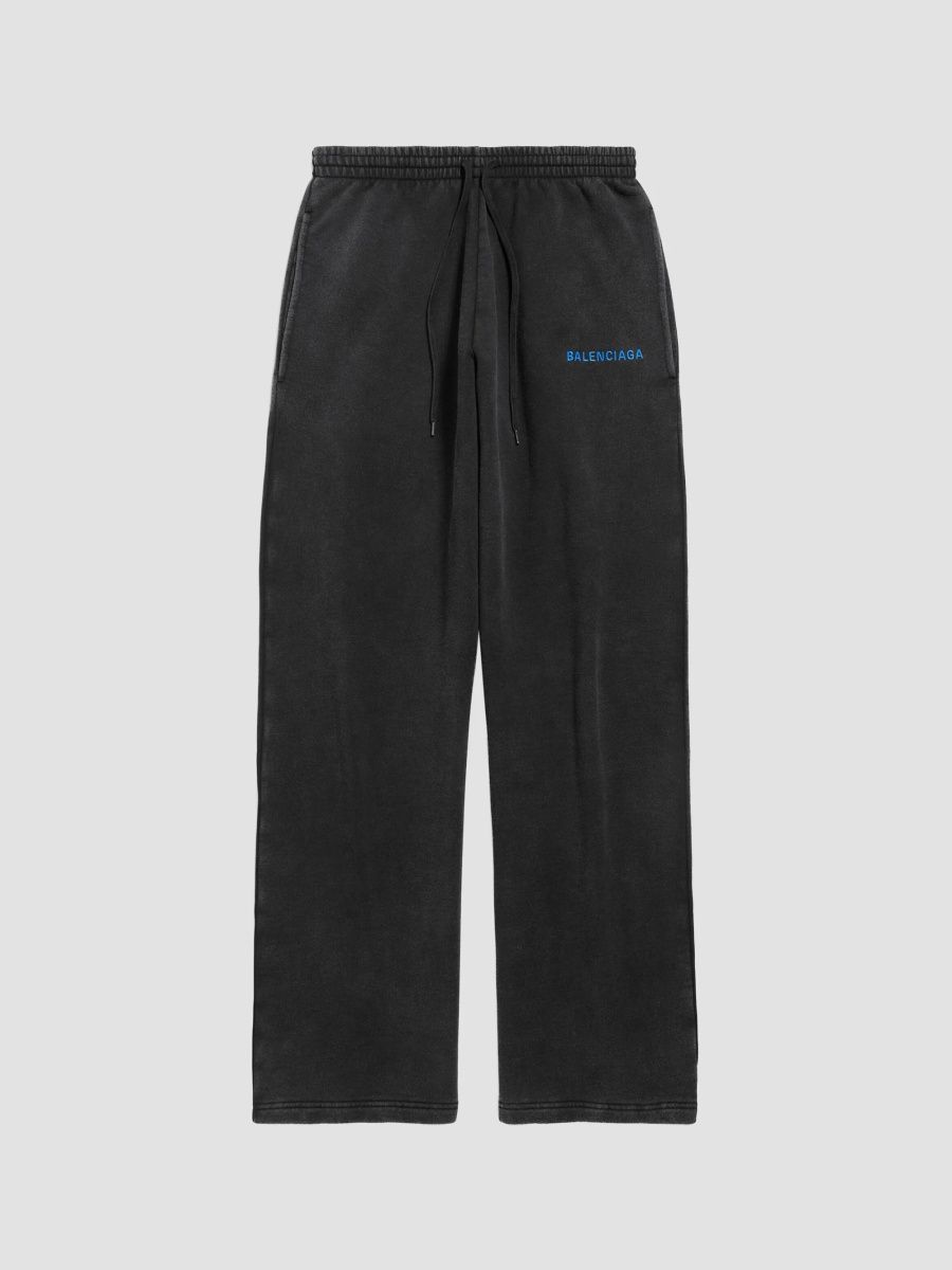 Balenciaga Men's Oversized Baggy Sweatpants - Faded Black - Size XXL