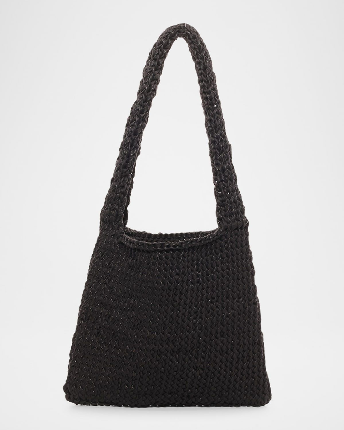 Didion Woven Shoulder Bag in Waxed Cotton