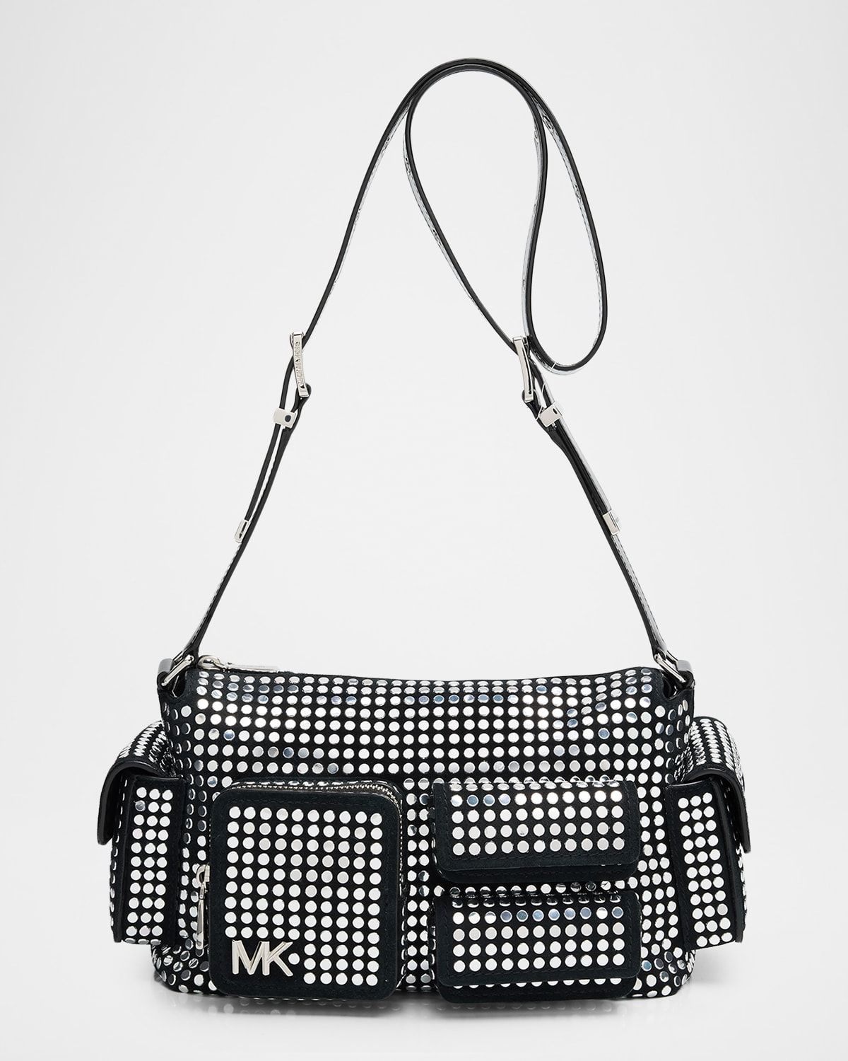 Dakota Medium Studded Suede Crossbody Bag