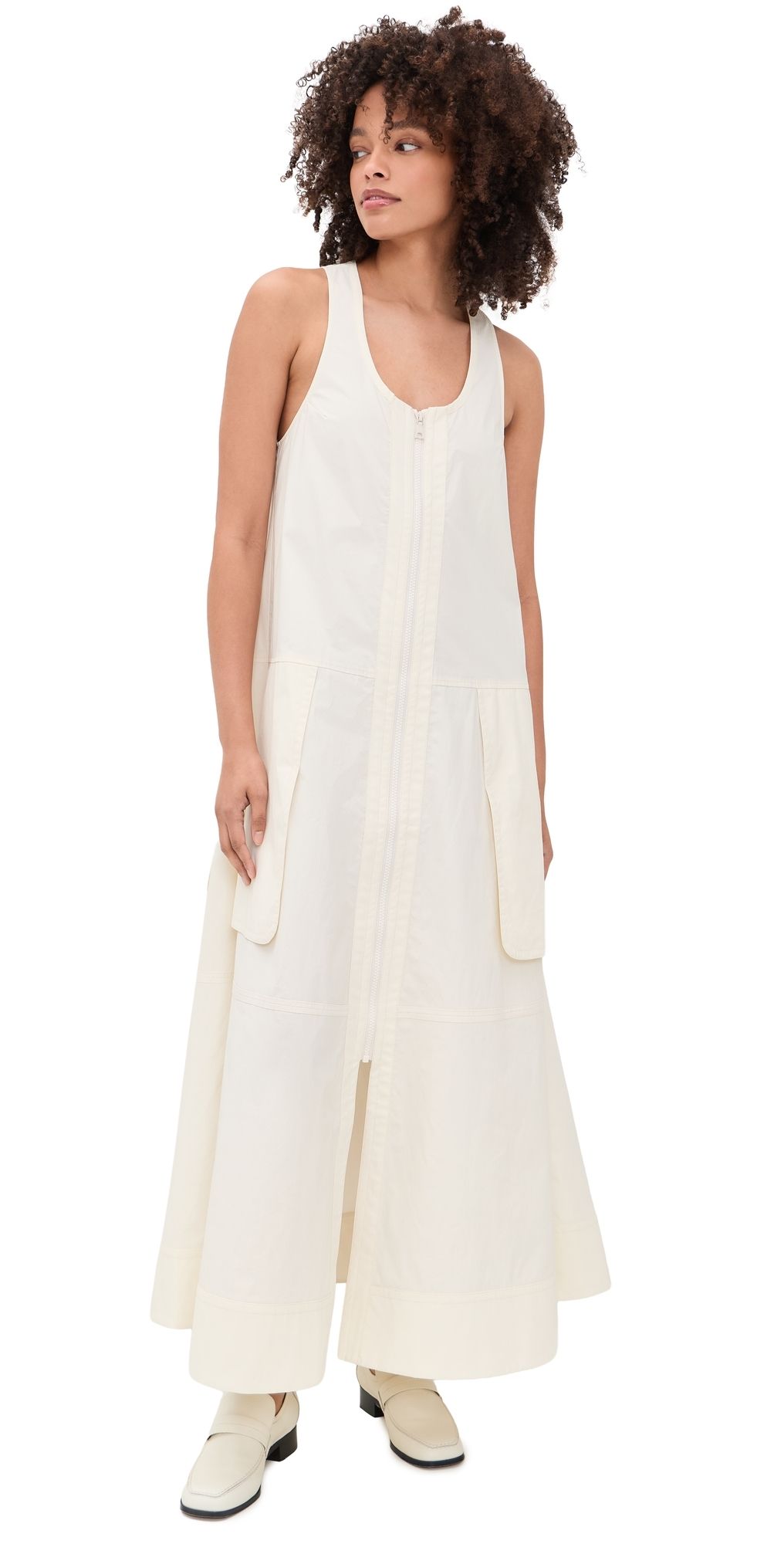 Lee Mathews Eloise Dress Bone 1