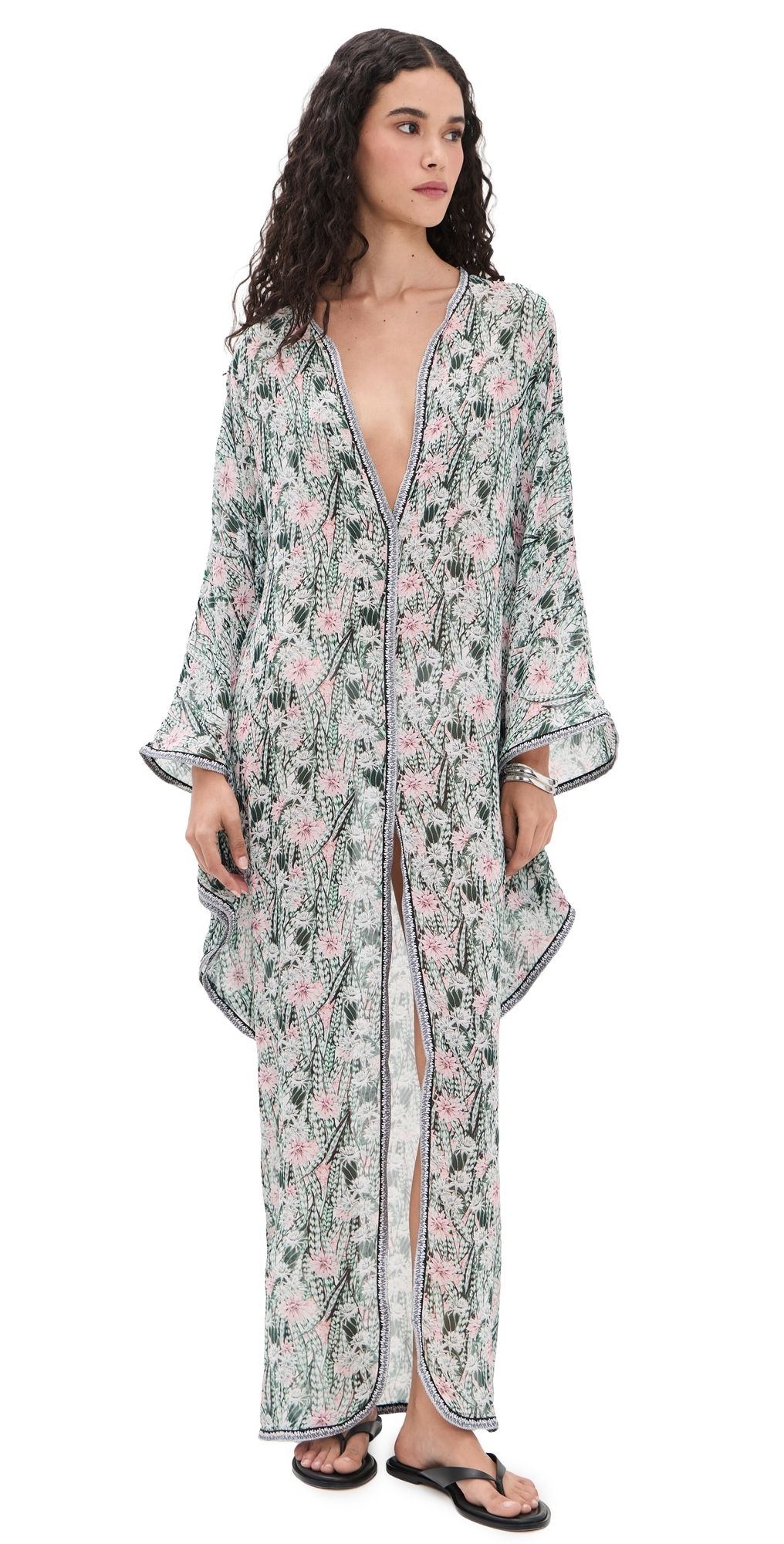 Eywasouls Malibu Jaya Caftan Cactus Bloom XL