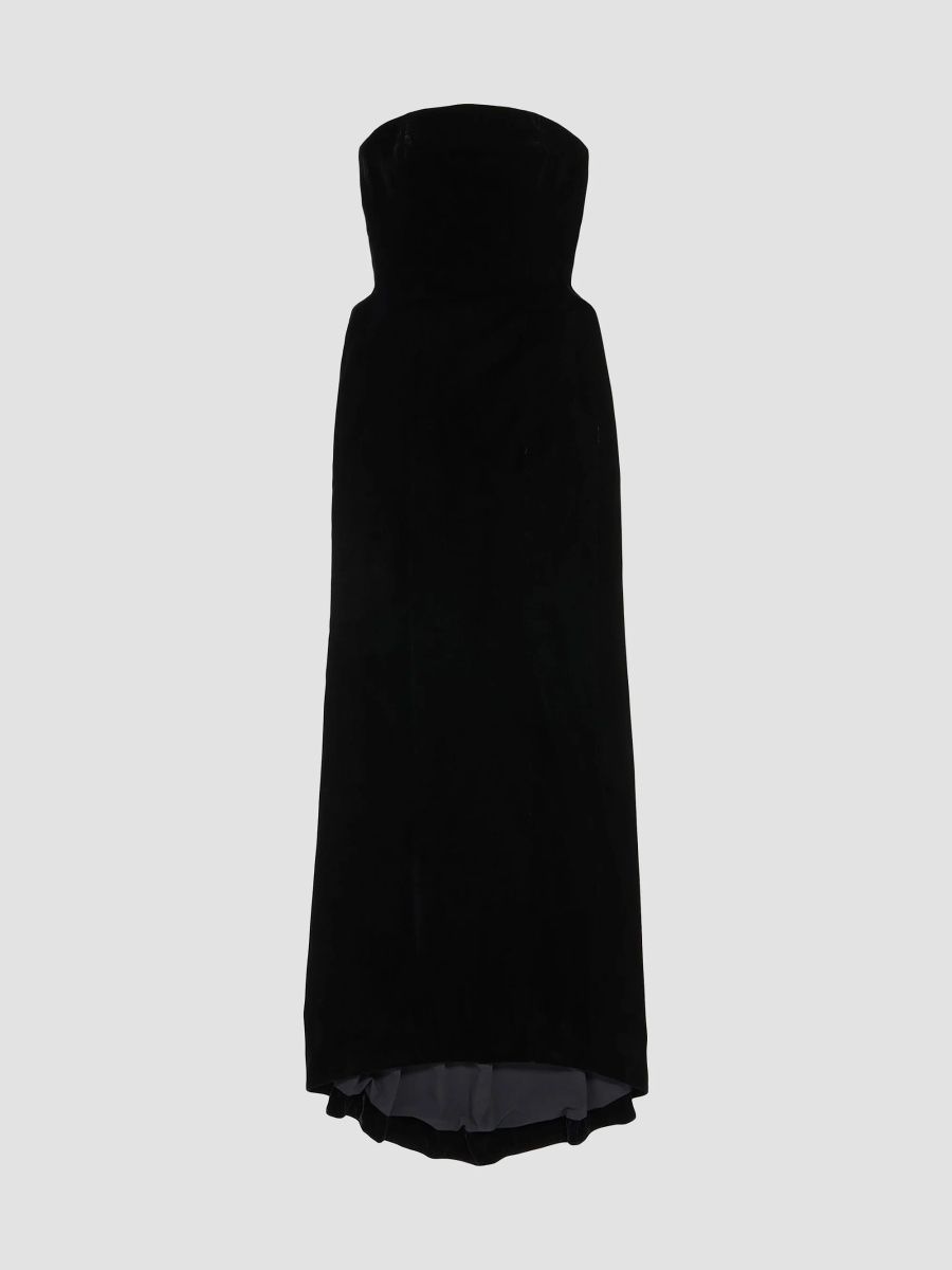Balenciaga Women's Bustier Gown - Black - Size 2