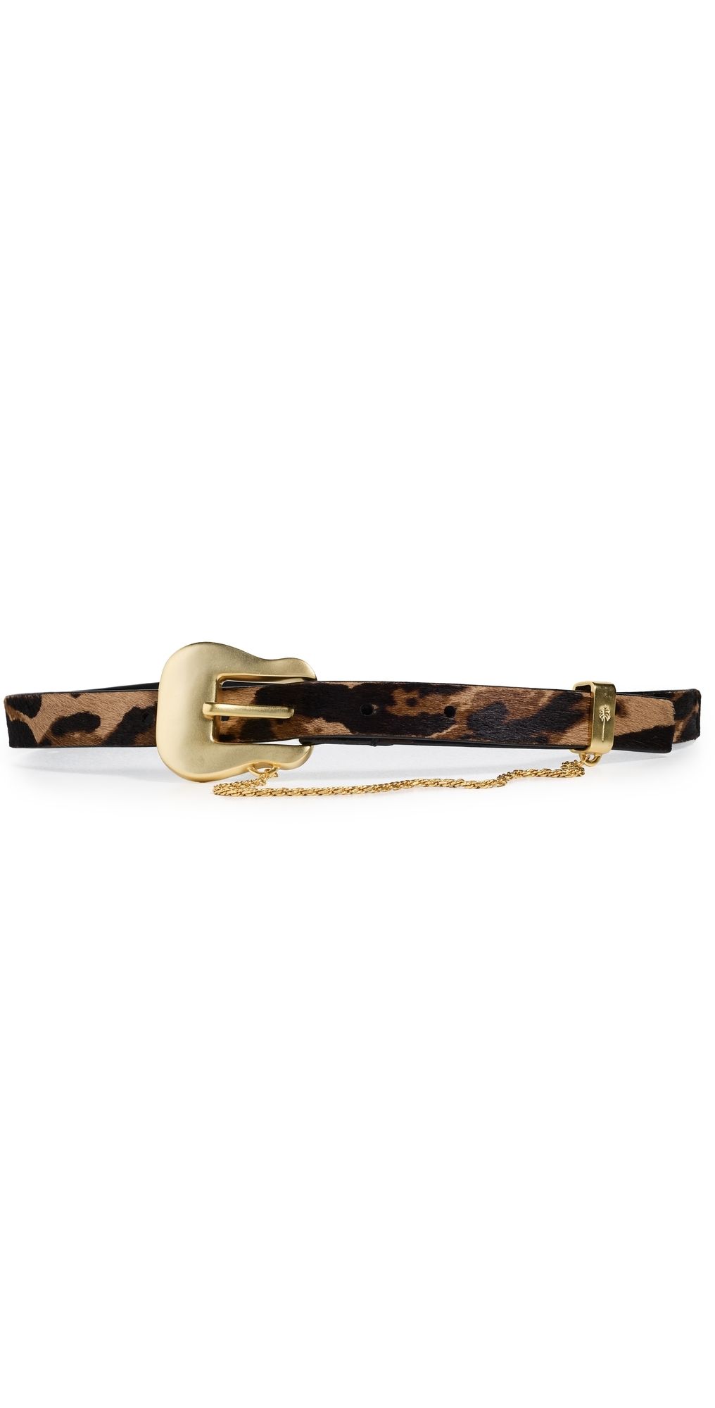Johanna Ortiz Leopard Wild Grace Belt Leopard/Gold M