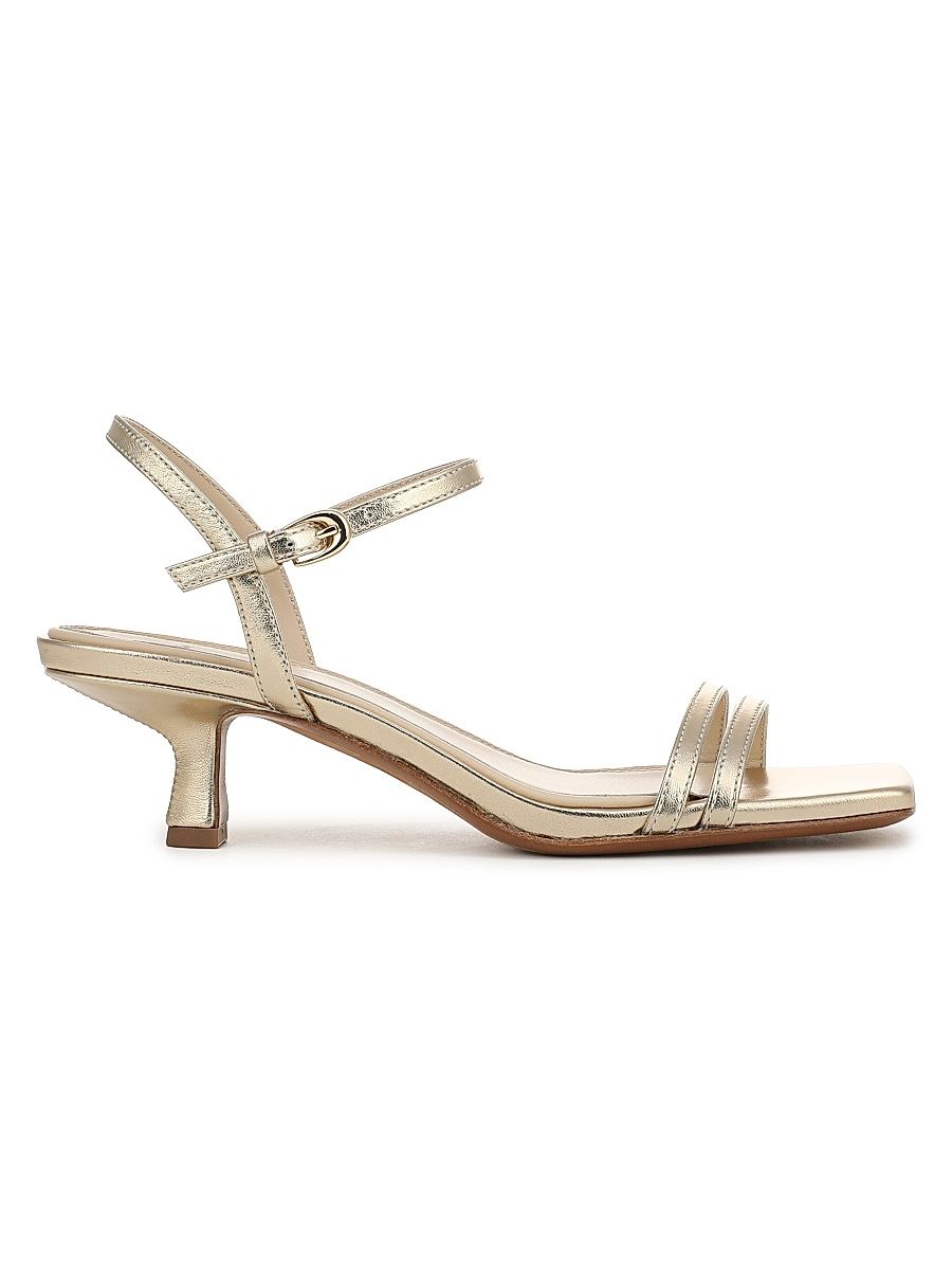 Women's Tilda 45MM Leather Sandals - Champagne - Size 5