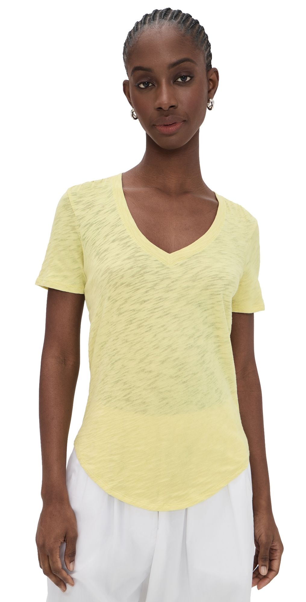 ATM Anthony Thomas Melillo Classic Tee Mellow Yellow M