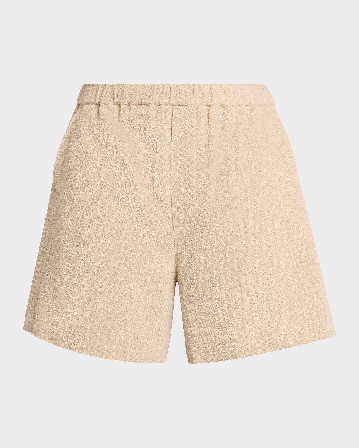 Men & apos;s Open Weave Textured Pull-On Shorts