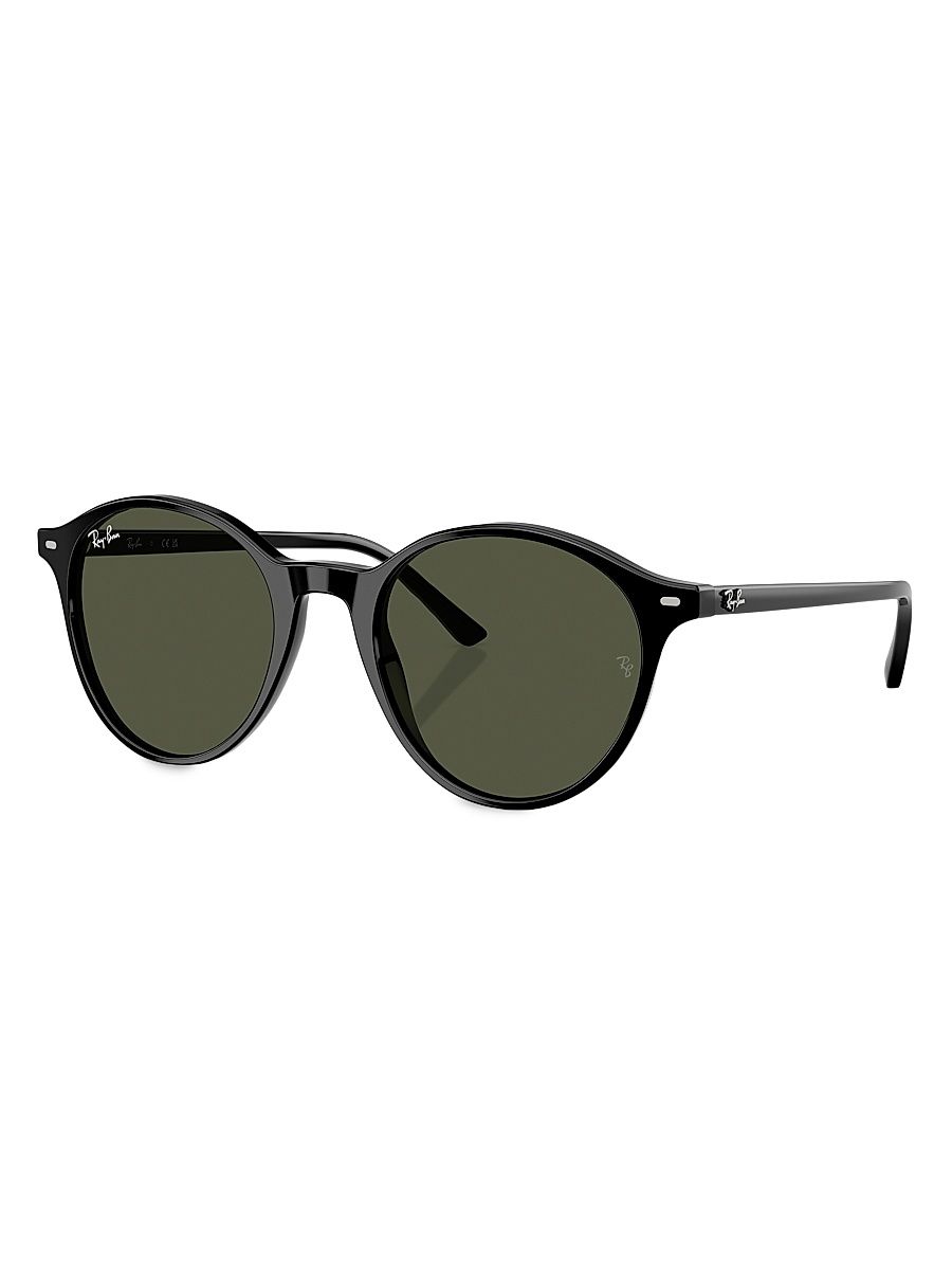 Women's RB2230 Bernard 53MM Round Sunglasses - Dark Grey Black