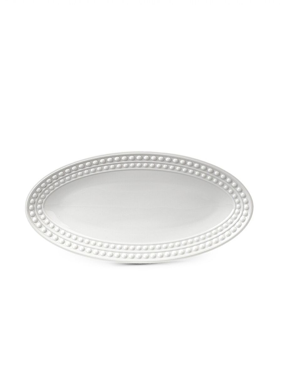 Perlee White Porcelain Oval Platter