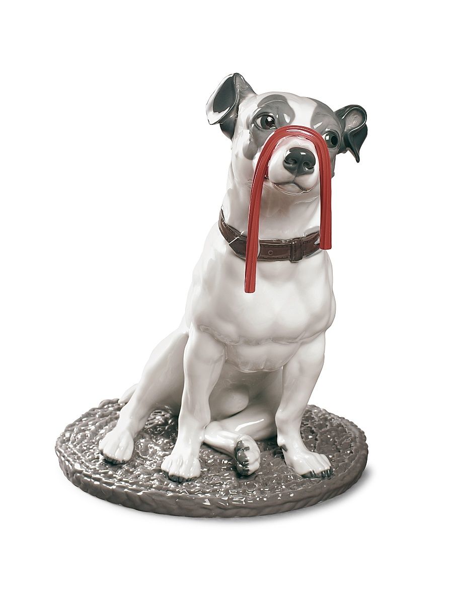 Jack Russell with Licorice Figurine