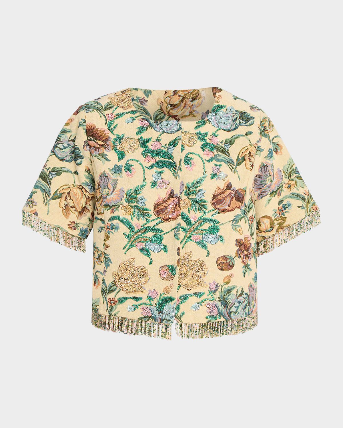 Carson Floral Cotton-Blend Jacket