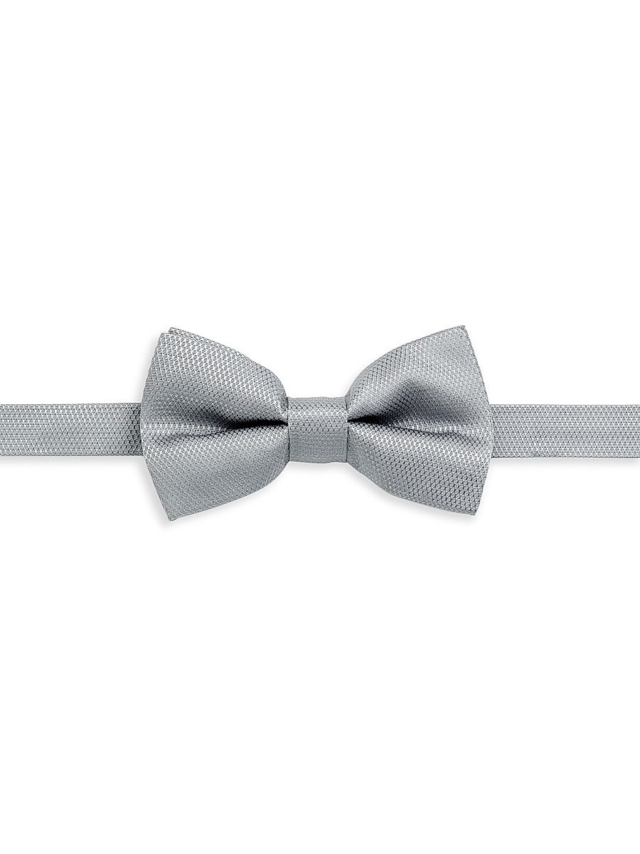 Men's Tonal Micro Diamond Bow Tie - Mirage Grey
