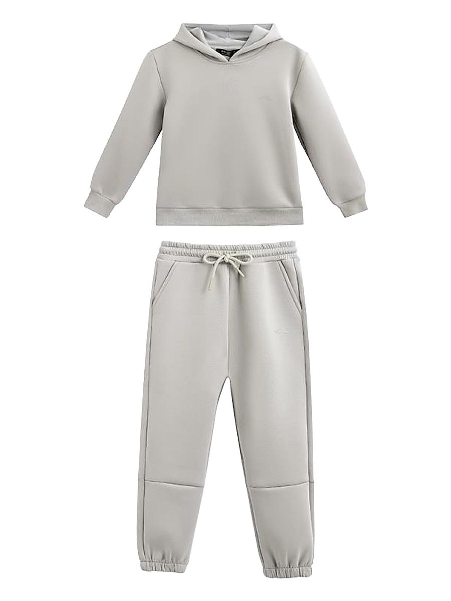Little Boy's & Boy's Tracksuit Set - Grey - Size 14