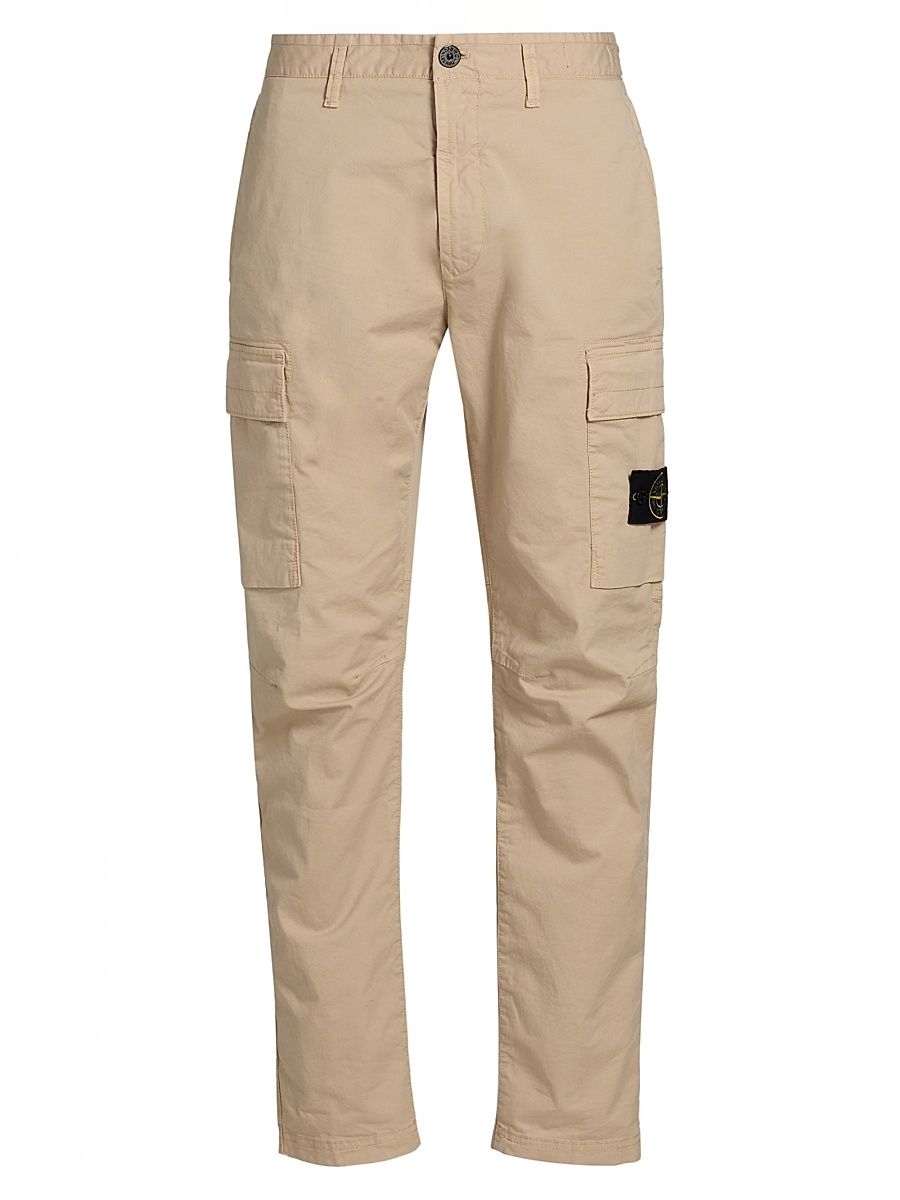 Men's Stretch-Cotton Pants - Desert - Size 32