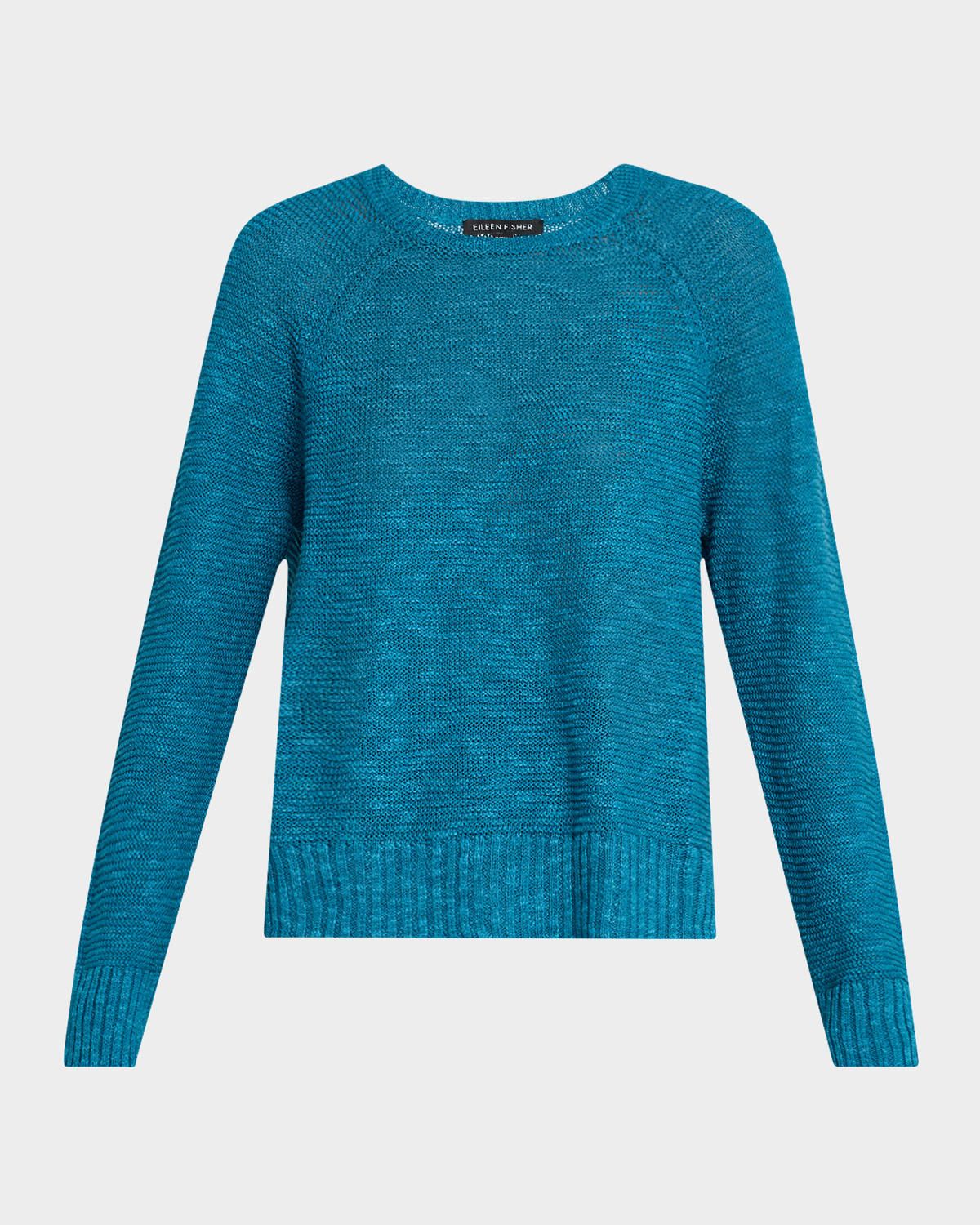 Crewneck Raglan-Sleeve Sweater