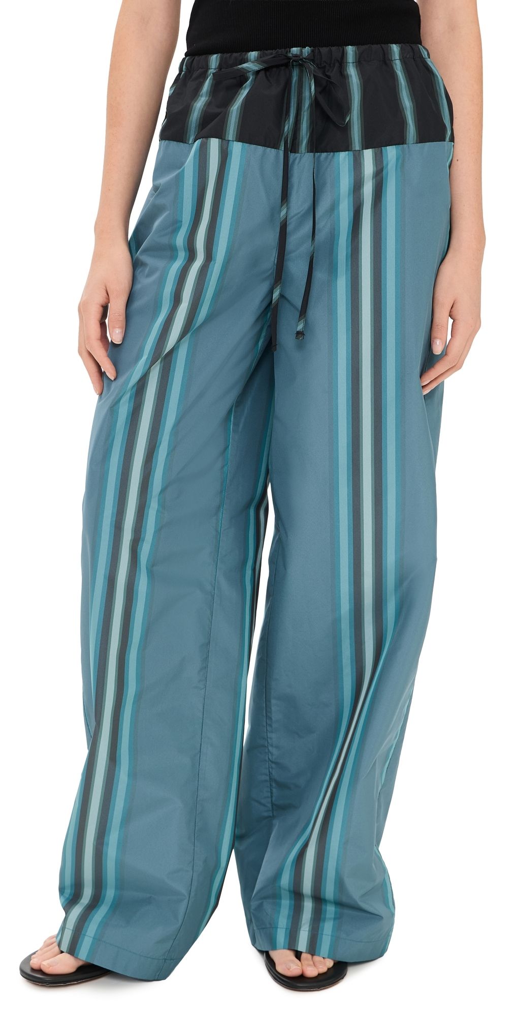 STAUD Mateo Pants Marina Stripe Multi XL