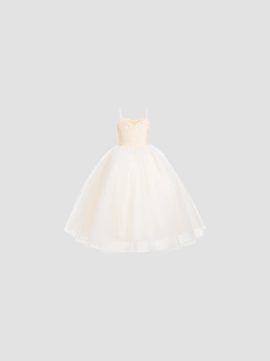 Tulleen Girl's Little Girl's & Girl's Maristella Dress - Cream - Size 13