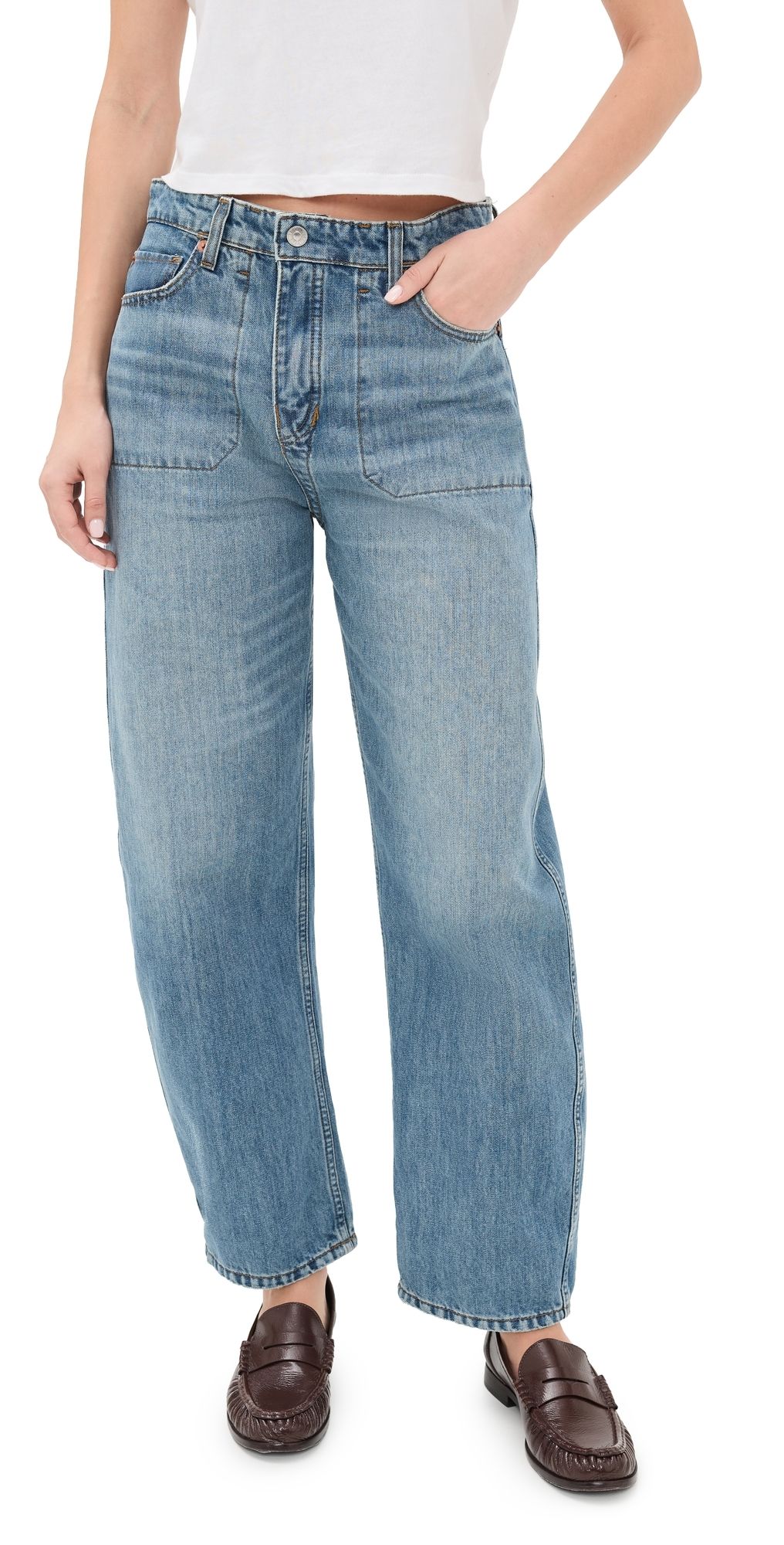 RE/DONE The Reversible Rewind Jeans Thunderstruck 25